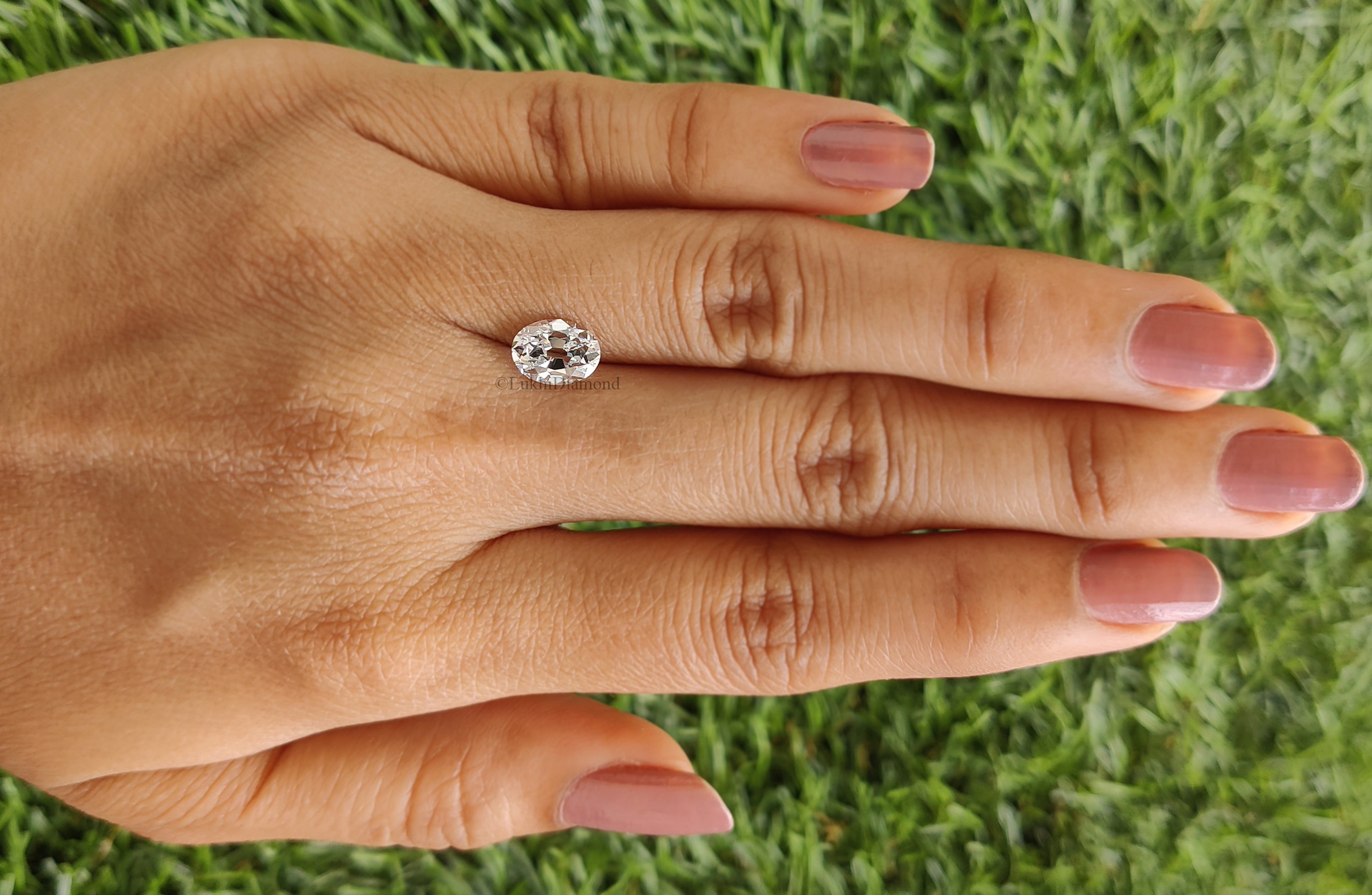 1 CT Oval Old European Cut Diamond E/F Color VS Clarity Lab Grown CVD Diamond Lab Created Oval Loose Diamond Oval Diamond Q160