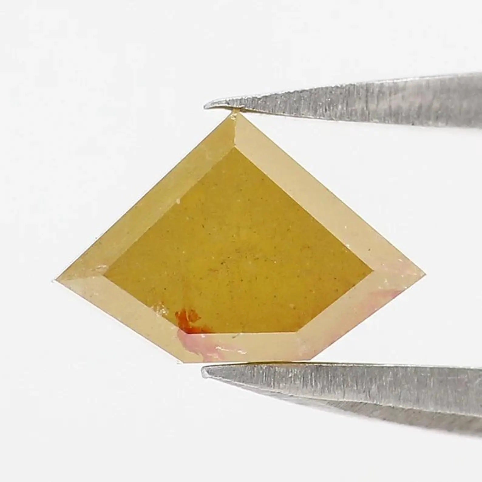 0.79 CT Natural Loose Shield Shape Diamond Yellow Color Shield Cut Diamond 4.95 MM Natural Loose Diamond Shield Rose Cut Diamond NQ8833
