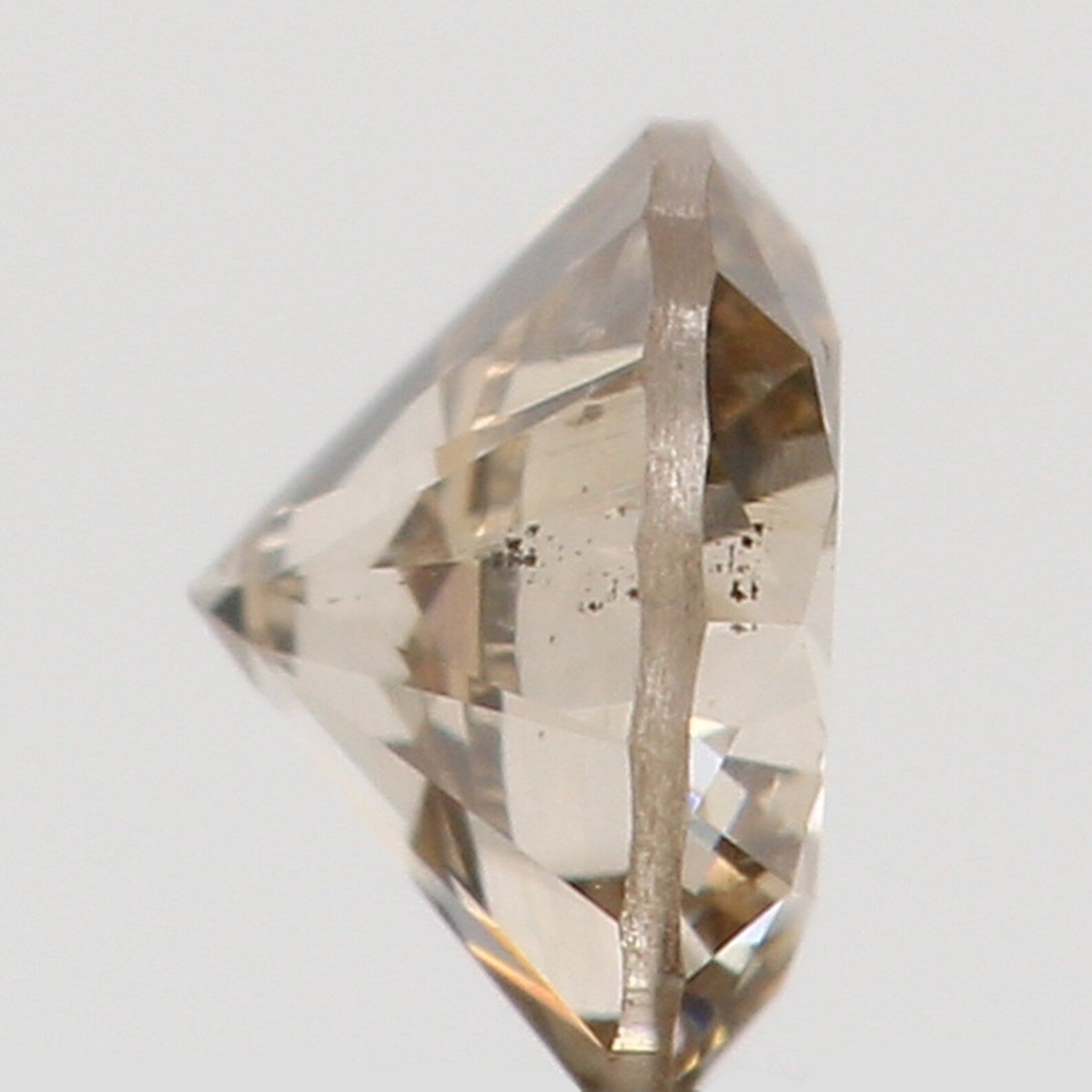 0.18 Ct Natural Loose Round Shape Diamond Brown Color Round Cut Diamond 3.50 MM Natural Loose Diamond Round Brilliant Cut Diamond N7276