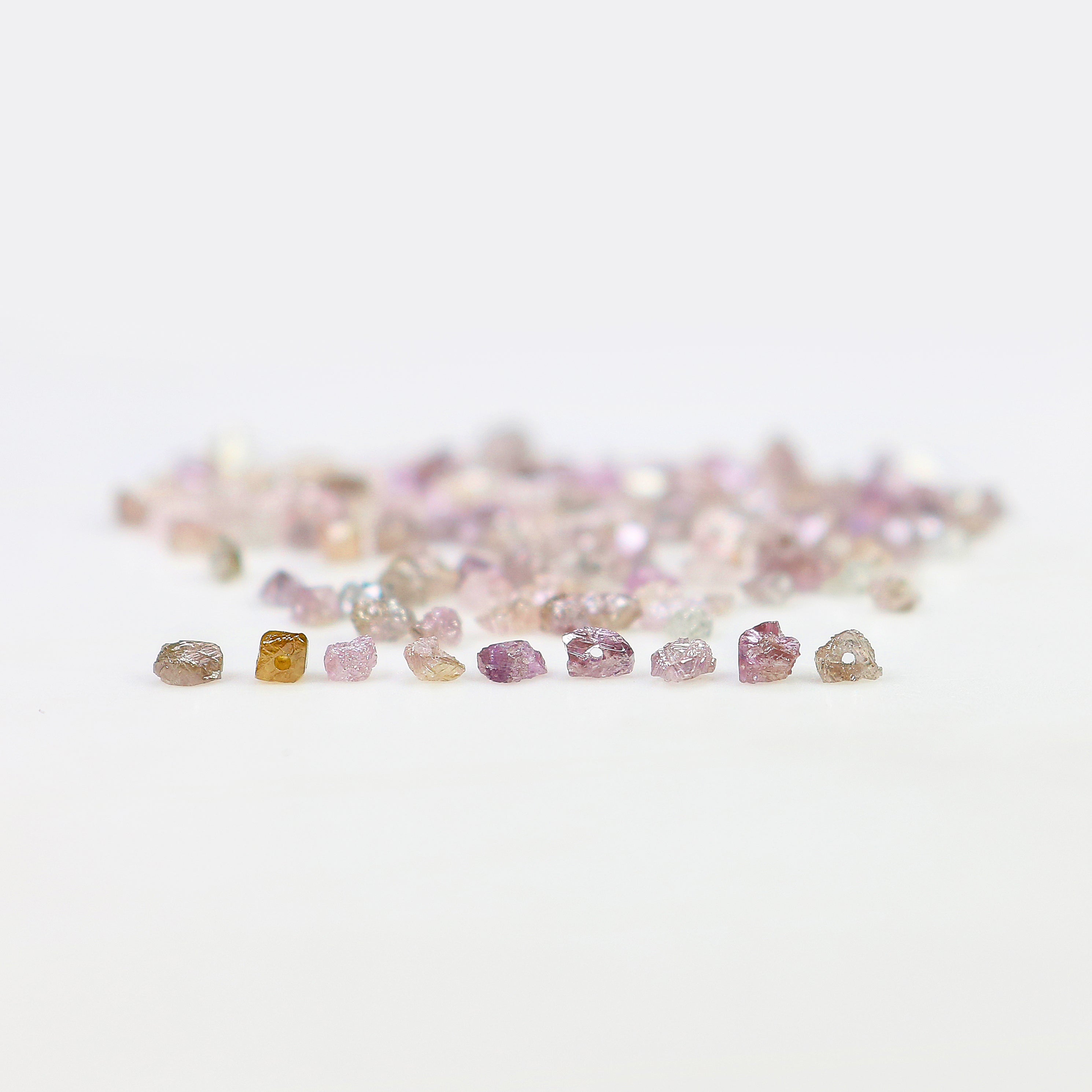 Natural Loose Rough Cut Diamond Pink Color Rough Bead Cut Diamond 2.00 To 100.00 Ct Lot Uncut Drilled Bead Rough Irregular Cut Diamond Q87