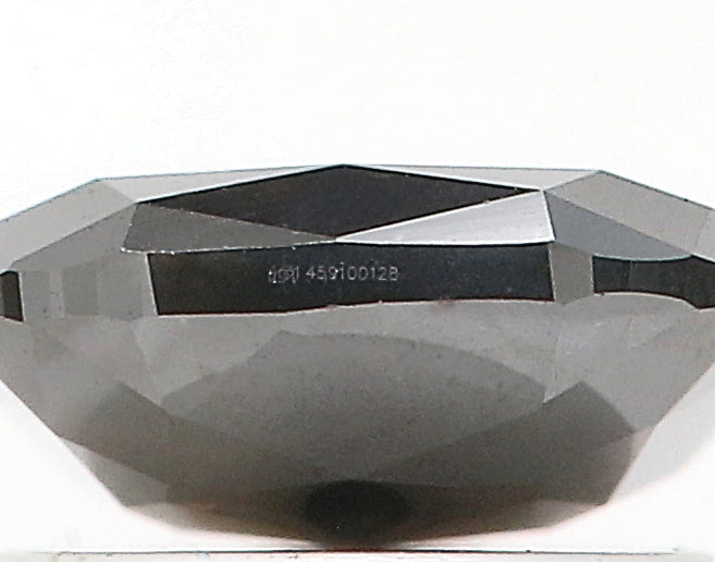 1.54 CT IGI Certified Natural Loose Cushion Modified Brilliant Cut Diamond Natural Black Color Diamond 7.15 MM Cushion Shape Diamond QL9398