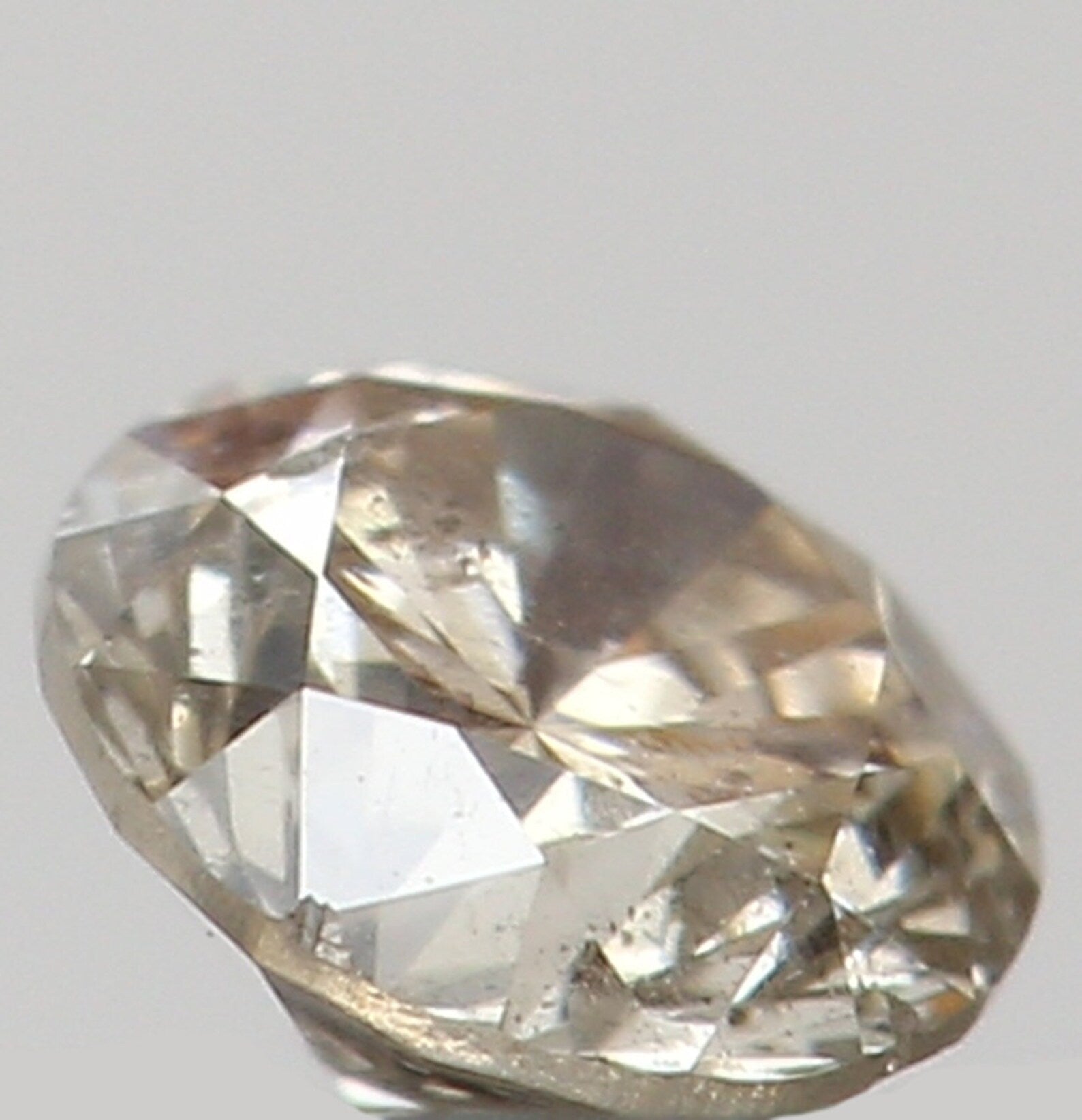 0.115 Ct Natural Loose Round Shape Diamond Brown Color Round Cut Diamond 3.00 MM Natural Loose Diamond Round Brilliant Cut Diamond N7822