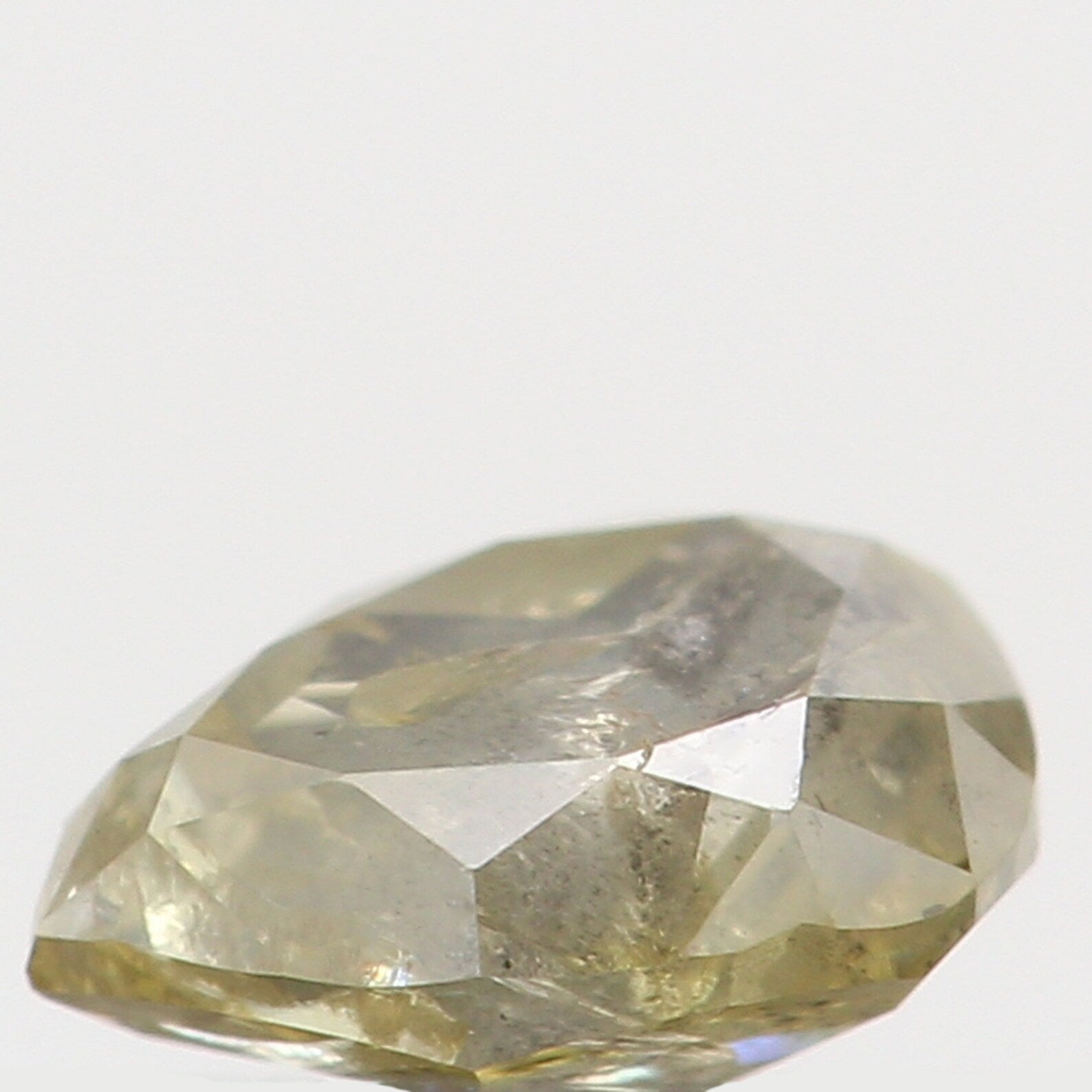 0.25 Ct Natural Loose Diamond Pear Green Color I1 Clarity 4.57 MM N7647