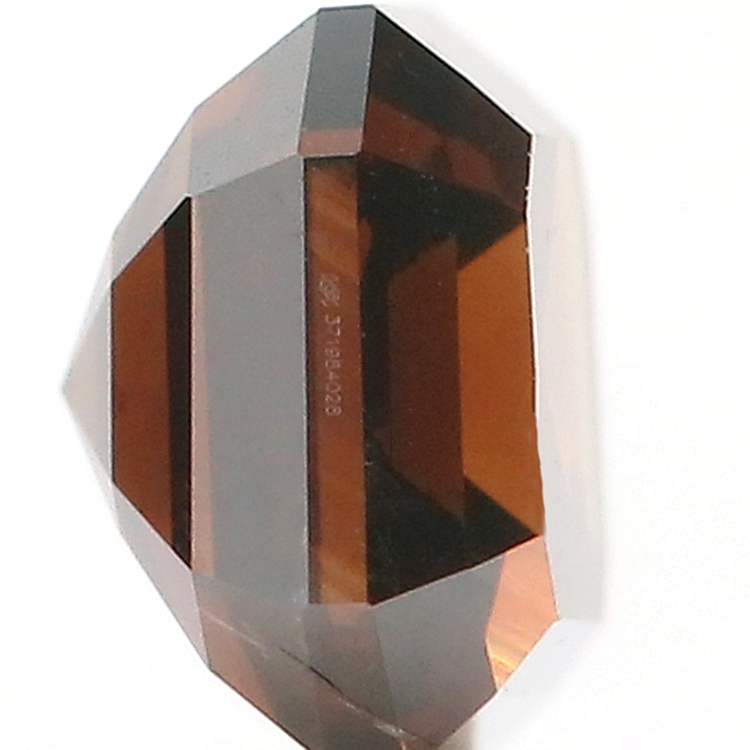 1.10 Ct IGI CERTIFIED Natural Loose Emerald Shape Diamond Deep Orange Brown Color Emerald Diamond 5.90 MM Natural Emerald Cut Diamond QL7721