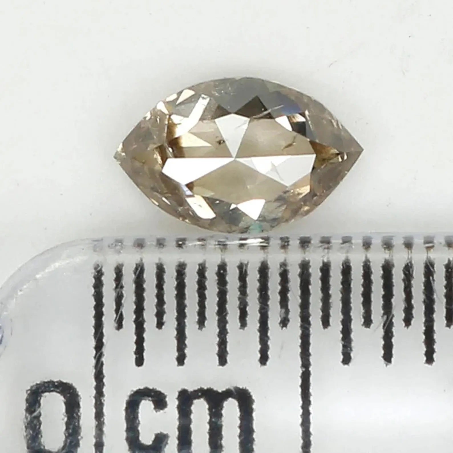 0.40 CT Natural Loose Marquise Shape Diamond Brown Color Marquise Cut Diamond 6.05 MM Natural Brown Color Marquise Rose Cut Diamond NQ611