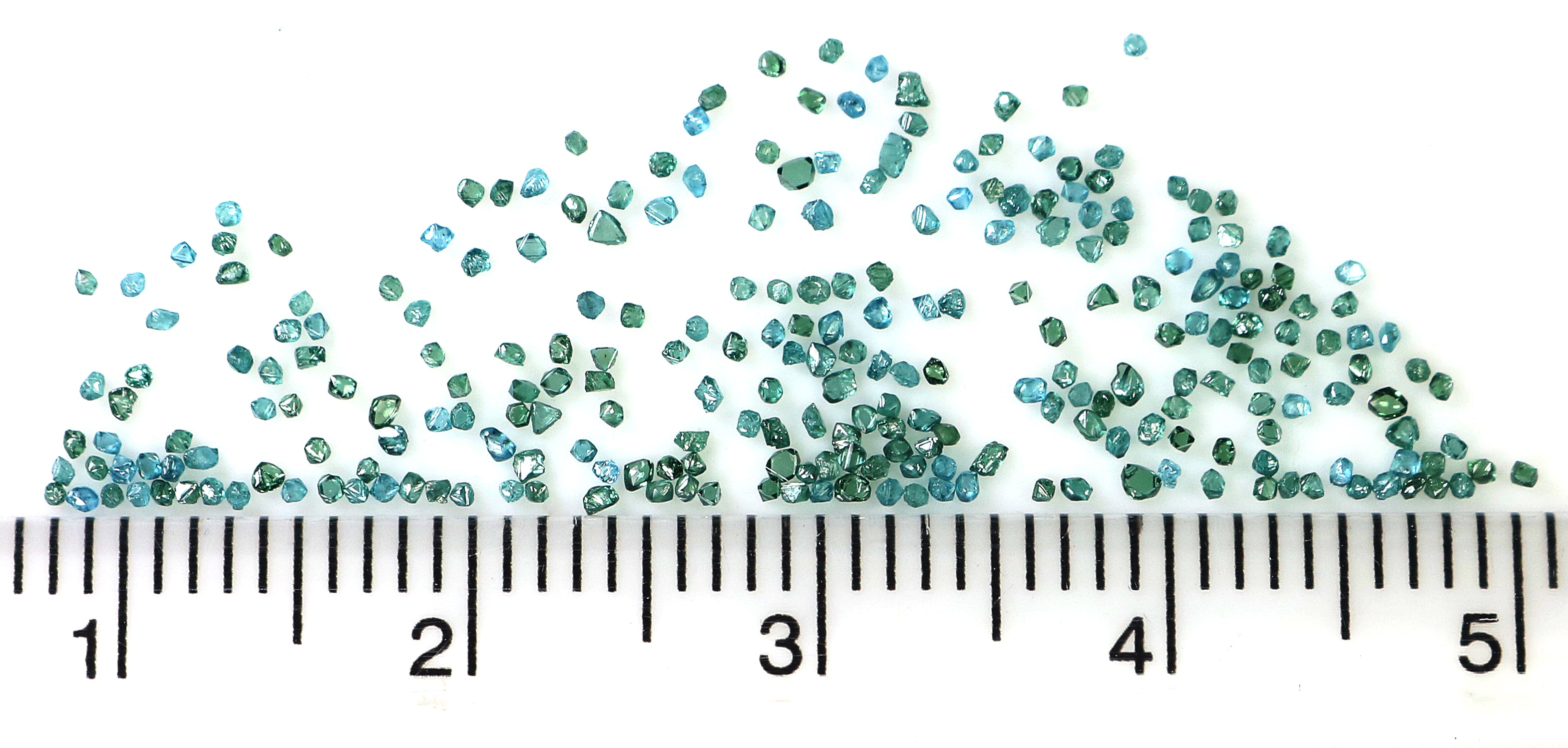 Natural Loose Diamond Raw Rough Blue Color SI1 Clarity 500 pcs lot Q82