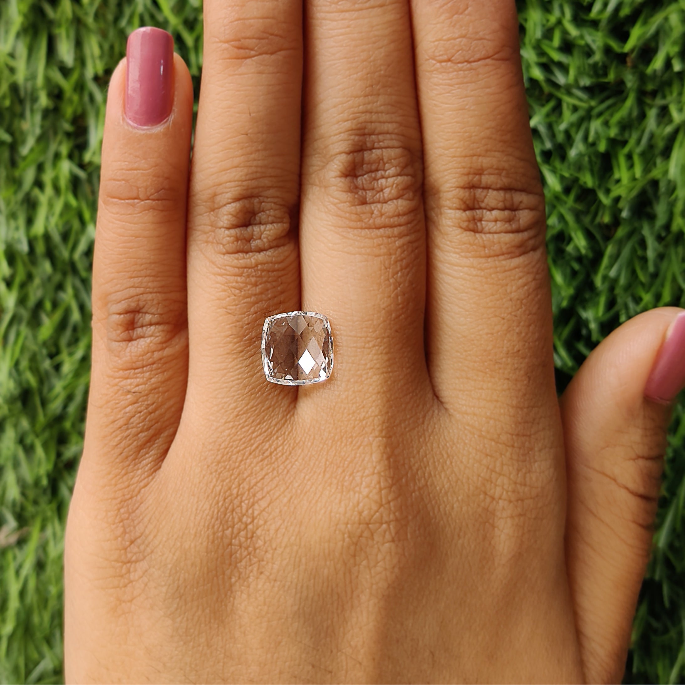 2.30 CT Lab Grown Square Cut Diamond White - F Color VS2 Clarity Diamond Lab Grown Diamond CVD Diamond Lab Created Rose Cut Diamond L3435