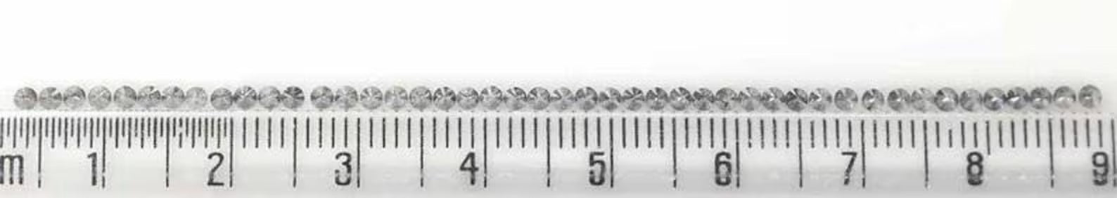 1.25 Ct Natural Loose Round Brilliant Cut Diamond Salt And Pepper Diamond 1.80 MM Natural Diamond Black Grey Color Round Cut Diamond NQ833