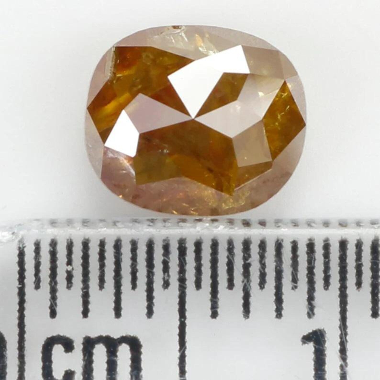 1.26 CT Natural Loose Oval Shape Diamond Brown Color Oval Cut Diamond 6.95 MM Natural Loose Brown Color Diamond Oval Rose Cut Diamond NQ990