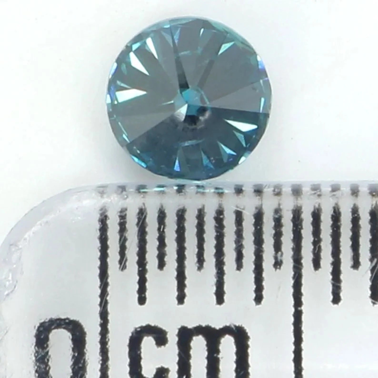 0.36 CT Natural Loose Round Shape Diamond Blue Color Round Cut Diamond 4.30 MM Natural Diamond Blue Color Round Brilliant Cut Diamond NQ626