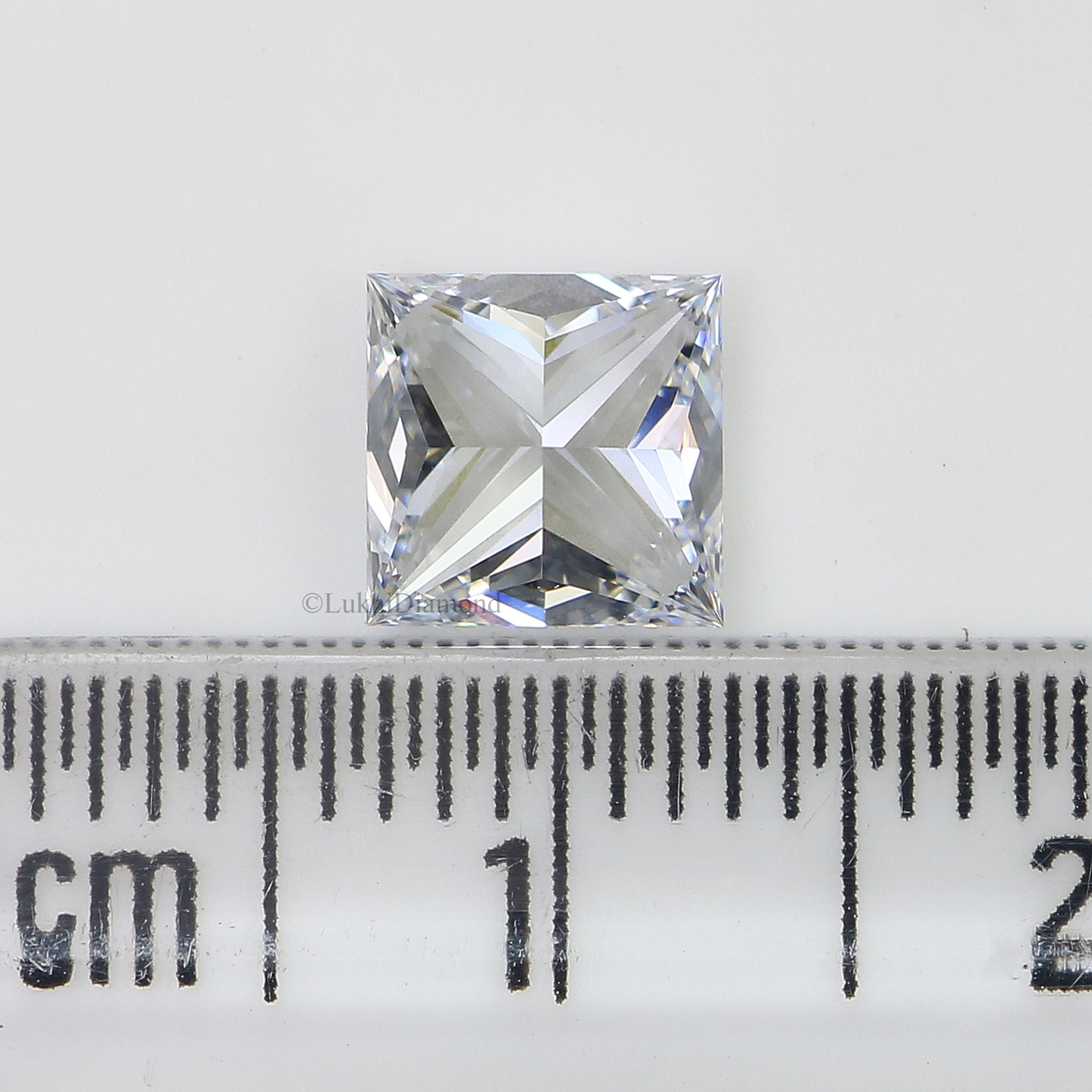 IGI Certified 1 Ct, 1.5 Ct, 2 Ct, 2.5 Ct, 3 Ct Princess Brilliant Cut E/F Color VS Clarity Lab Grown Diamond Lab Created Loose Diamond Q159