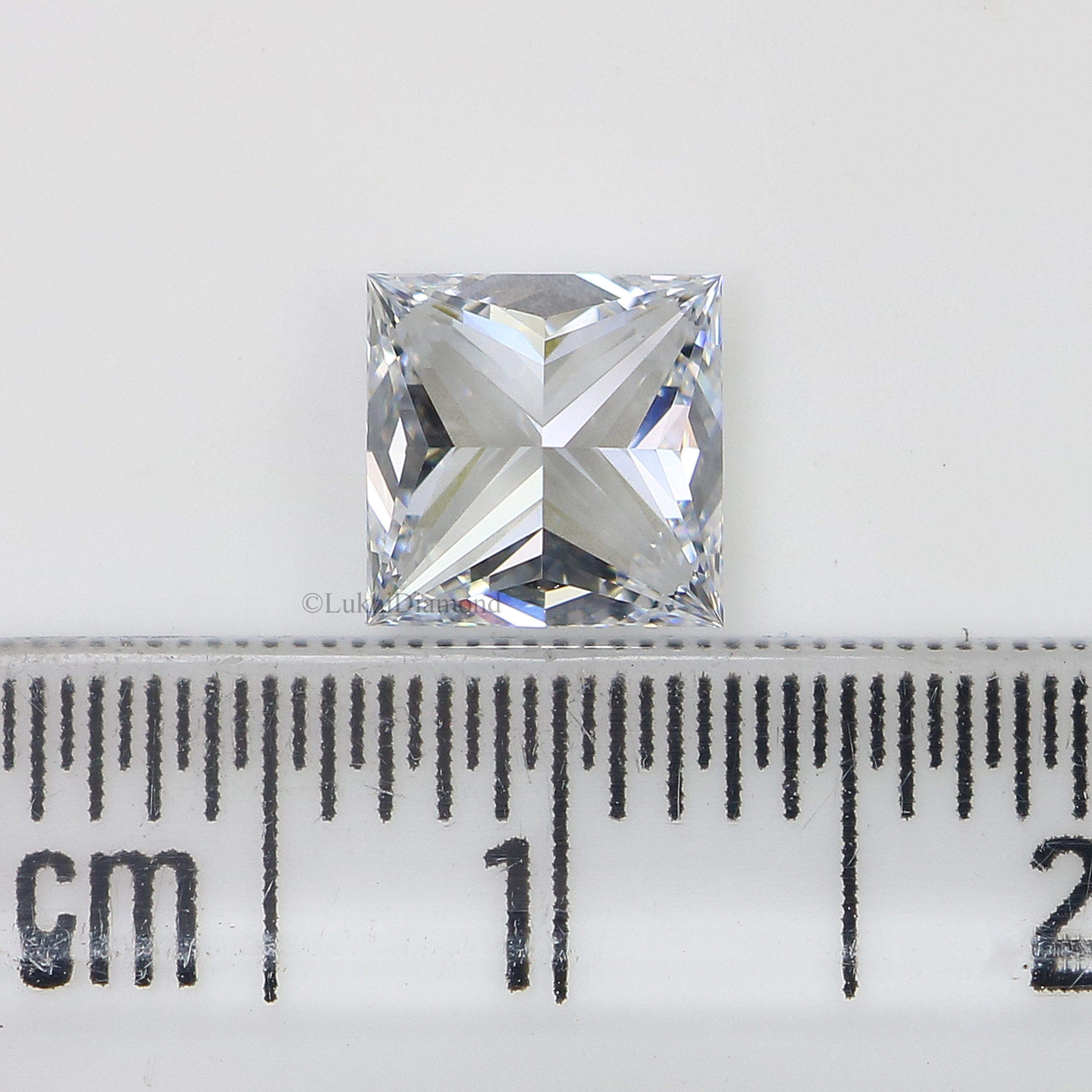 IGI Certified 1 Ct, 1.5 Ct, 2 Ct, 2.5 Ct, 3 Ct Princess Brilliant Cut Lab Grown Diamond Lab Created Loose Diamond for Engagement Ring Q159