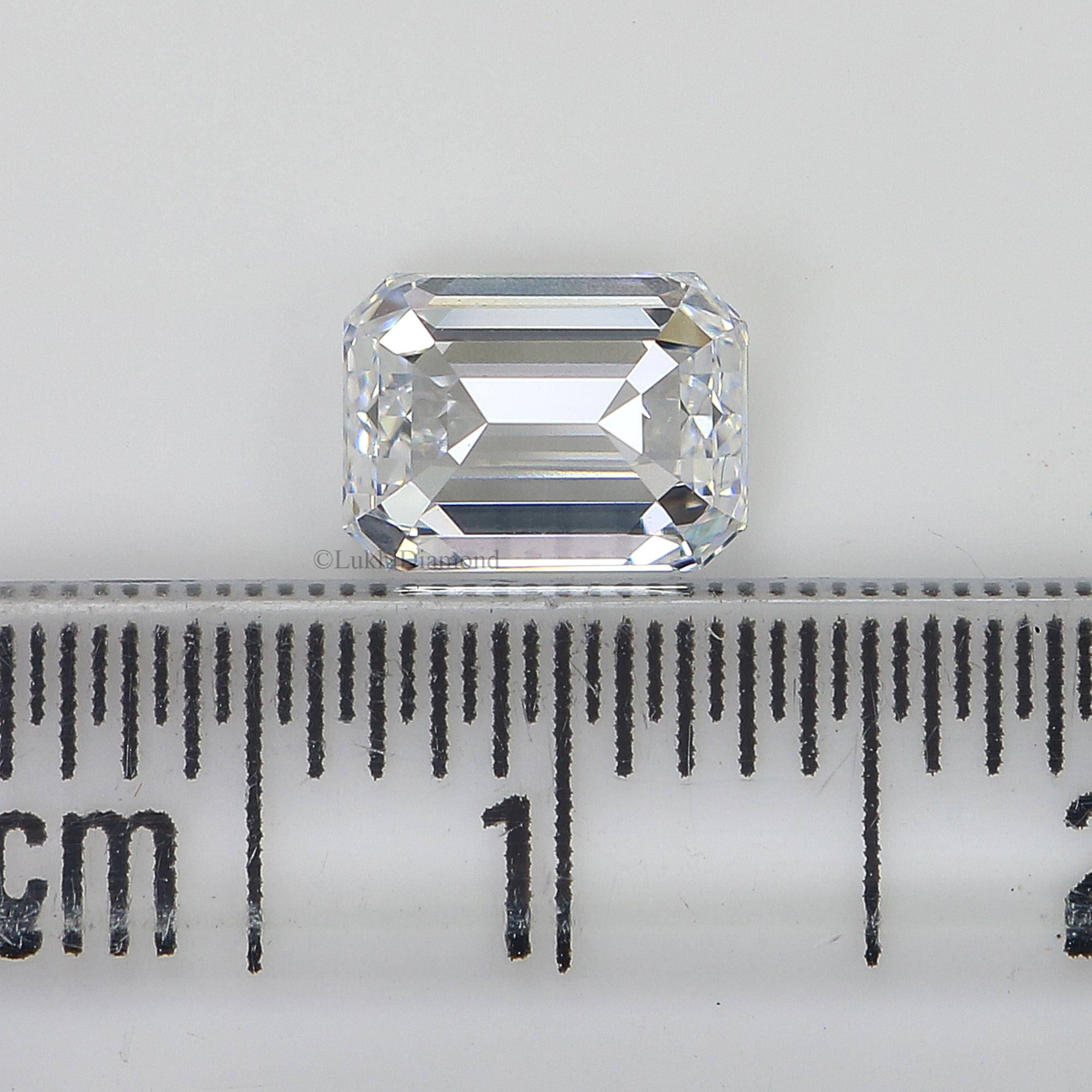 IGI Certified 1 Ct, 1.5 Ct, 2 Ct, 2.5 Ct, 3 Ct Emerald Brilliant Cut E/F Color VS Clarity Lab Grown Diamond Lab Created Loose Diamond Q106