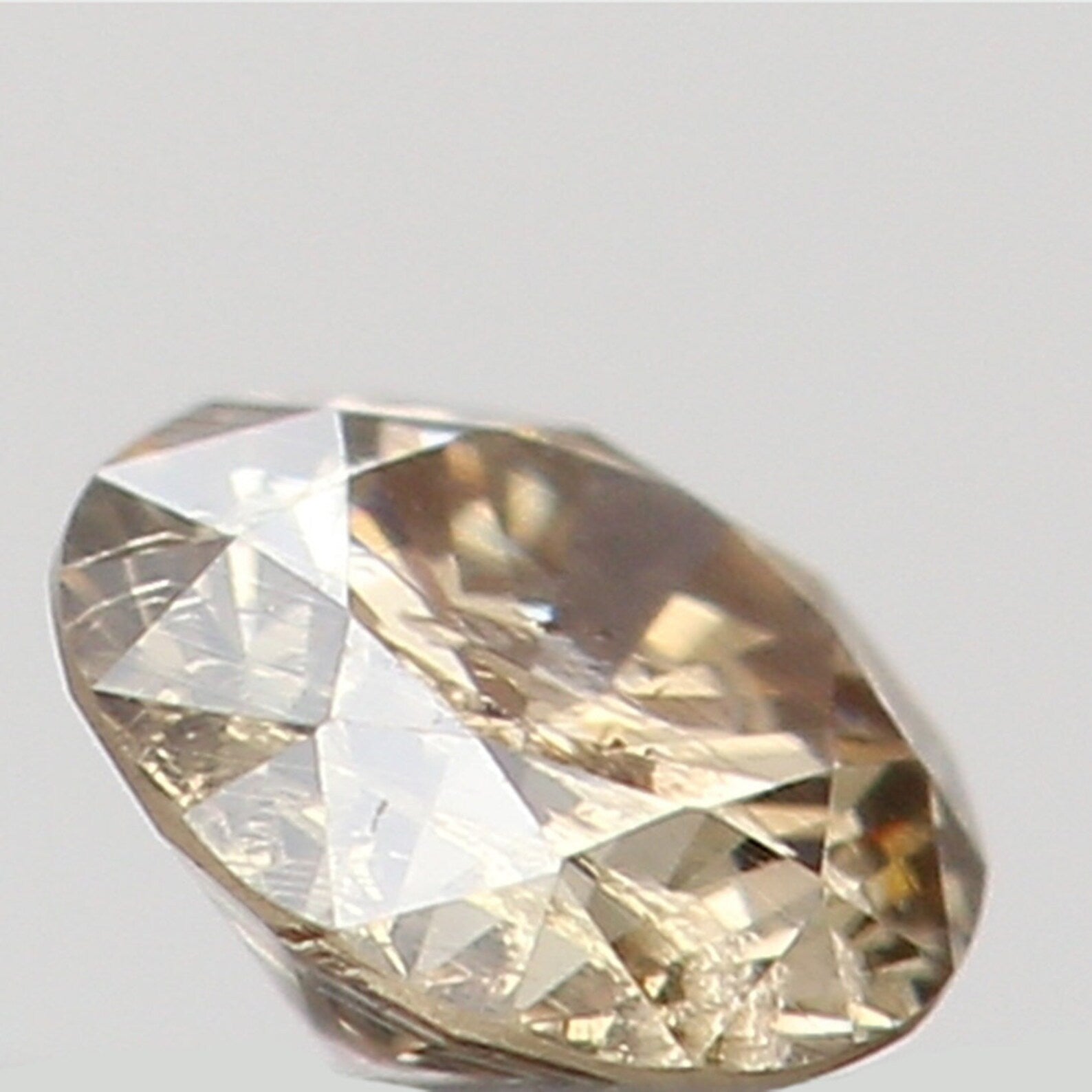 0.08 Ct Natural Loose Diamond Round Brown Color I2 Clarity 2.80 MM N7363