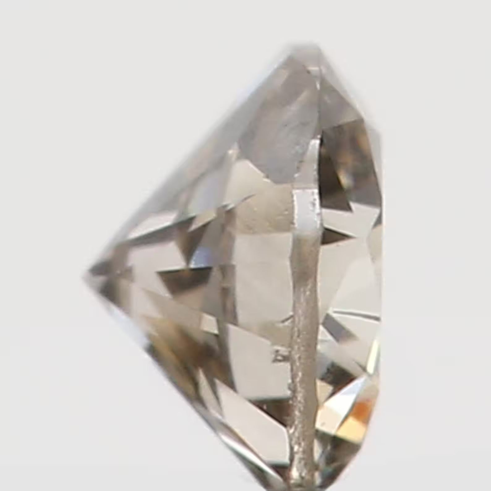 0.090 Ct Natural Loose Round Diamond Brown Color Round Diamond 2.80 MM Natural Loose Diamond Brown Color Round Brilliant Cut Diamond N7832