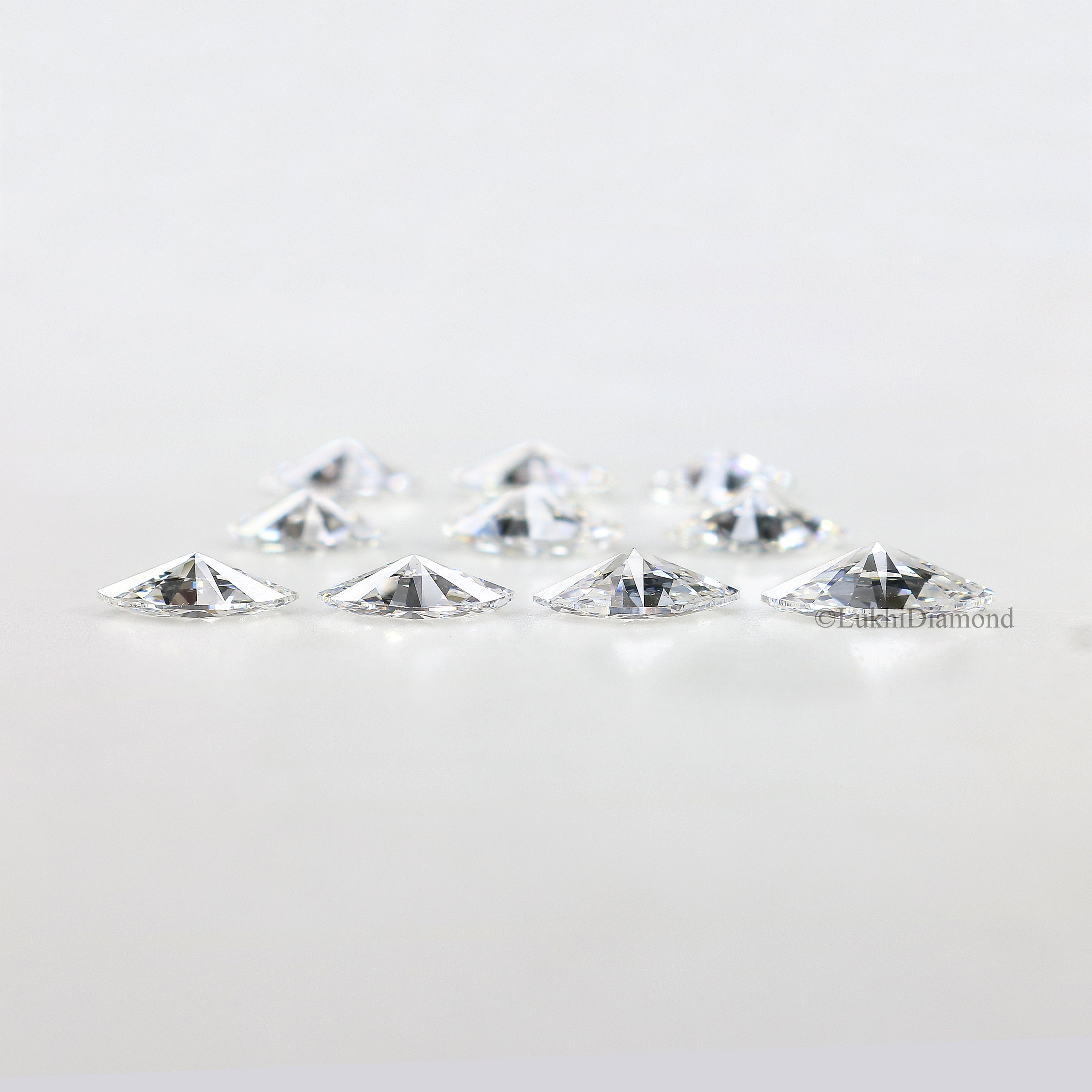 Marquise Cut E/D Color VS Clarity Lab Grown Diamond Lab Created Loose Diamond Marquise Shape 4X2/5X2.5/6X3/7X3.5/8X4 MM CVD Diamond Q161
