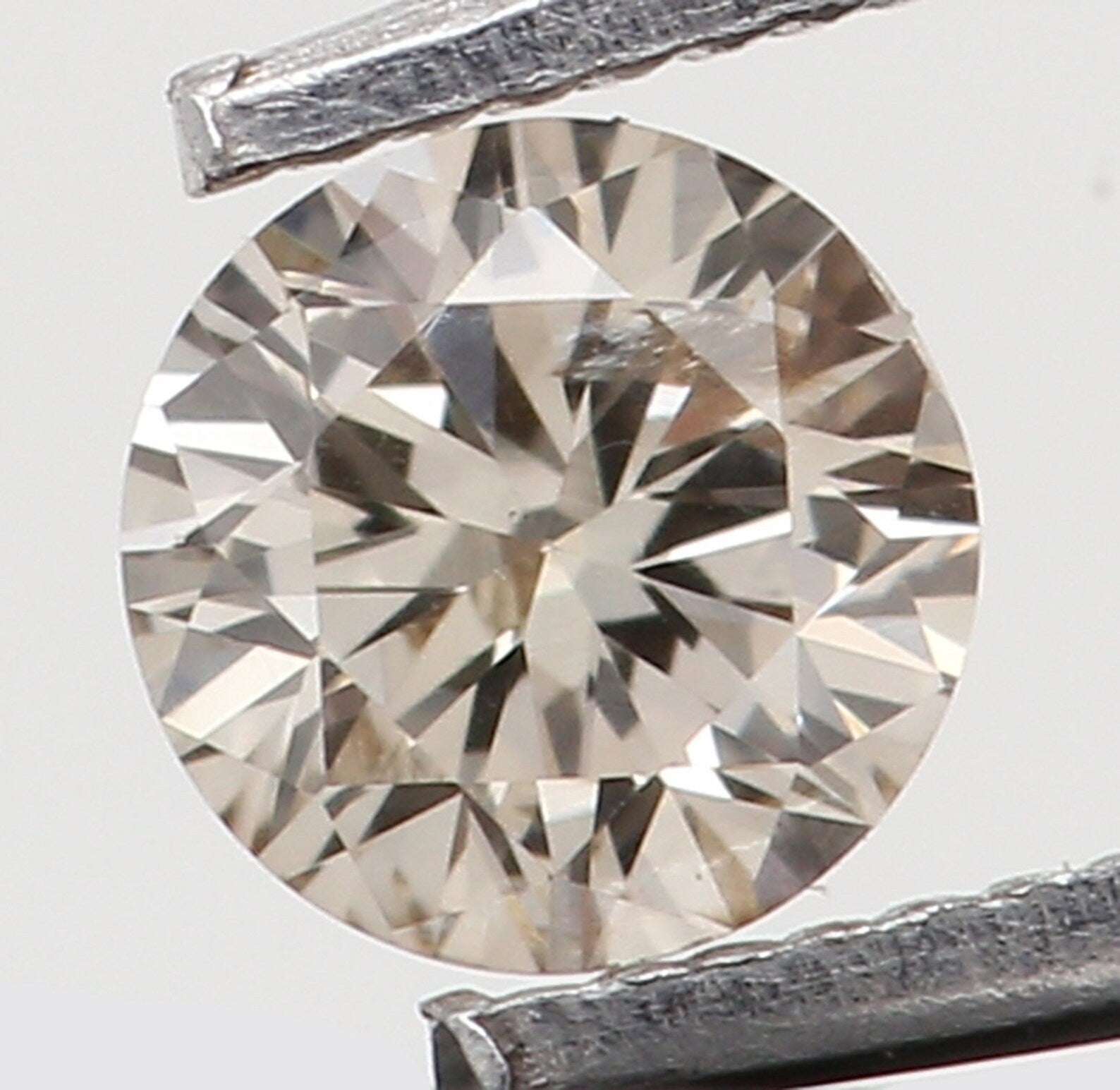 0.095 Ct Natural Loose Round Diamond Brown Color Round Diamond 2.90 MM Natural Loose Diamond Brown Color Round Brilliant Cut Diamond N7830