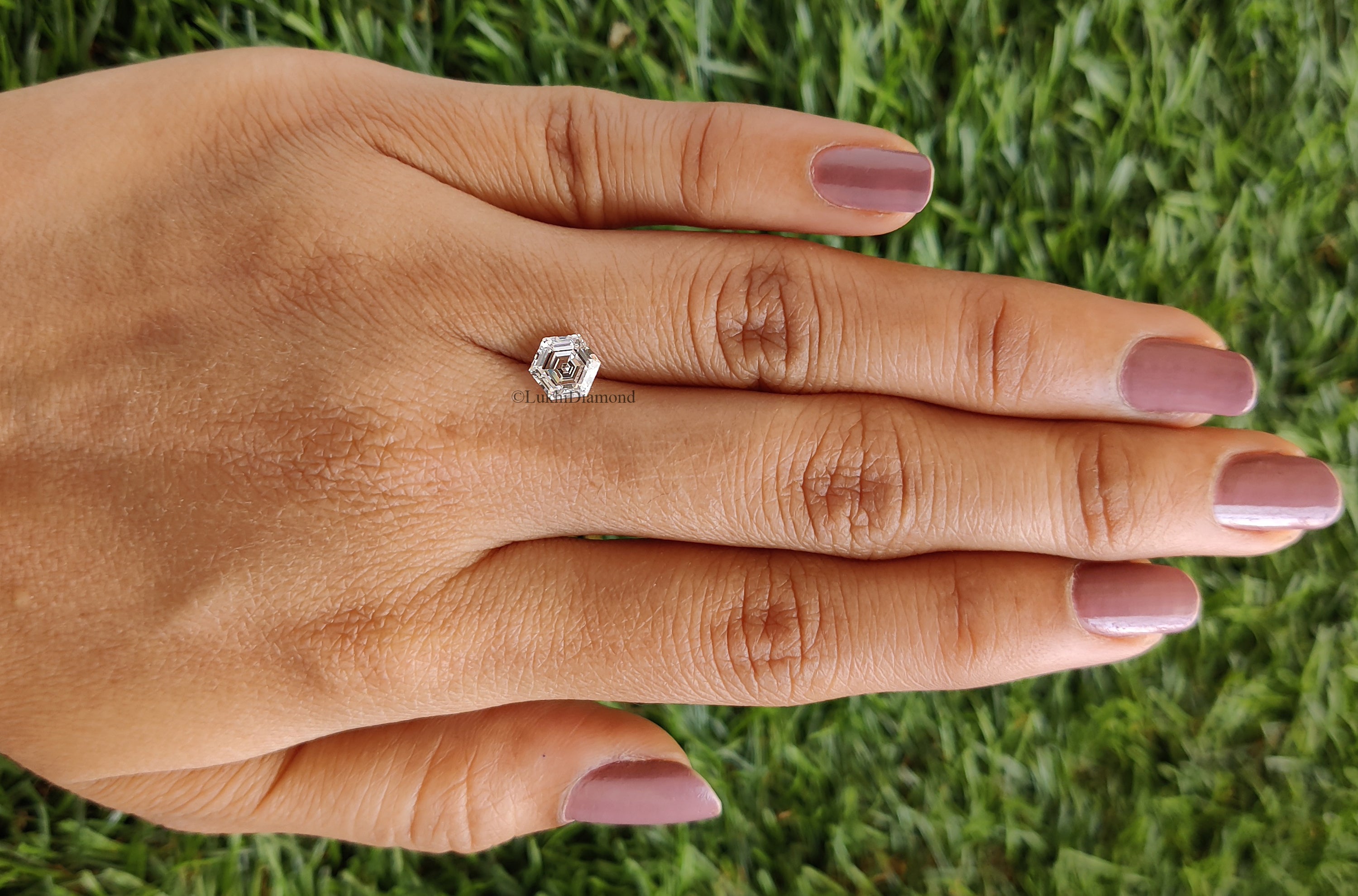 1 CT Hexagon Brilliant Cut Diamond E/F Color VS Clarity Lab Grown Diamond Lab Created Diamond Loose Diamond Hexagon CVD Diamond Q112