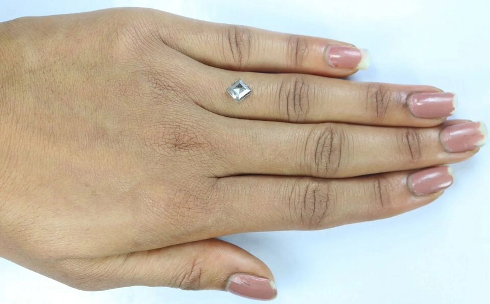 1.34 CT Natural Loose Kite Shape Diamond Salt And Pepper Kite Cut Diamond 8.60 MM Natural Loose Diamond Black Grey Kite Shape Diamond QN195