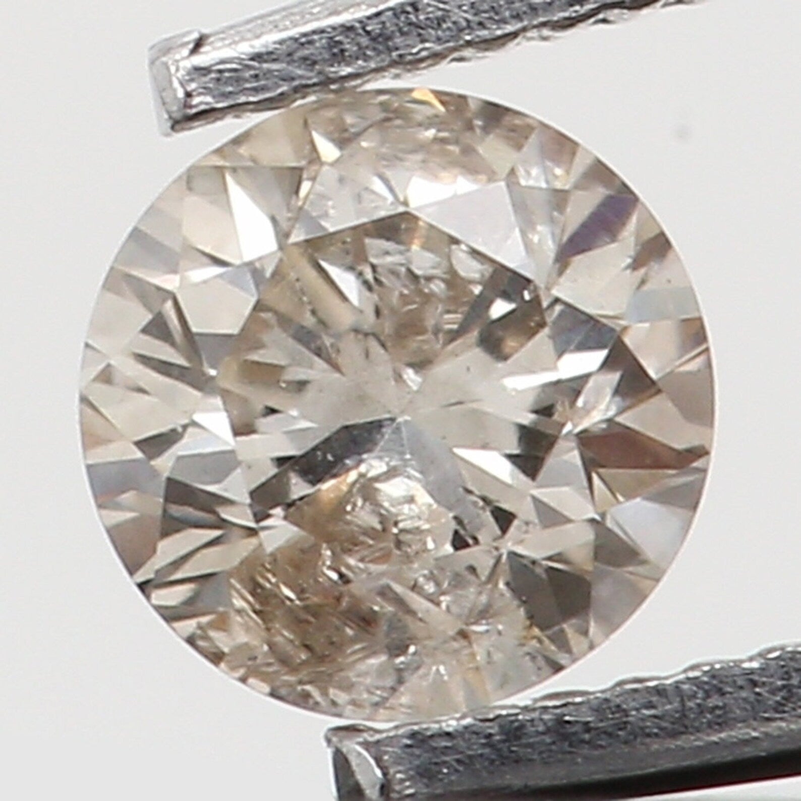 0.10 Ct Natural Loose Round Shape Diamond Brown Color Round Cut Diamond 2.90 MM Natural Loose Diamond Round Brilliant Cut Diamond N7993