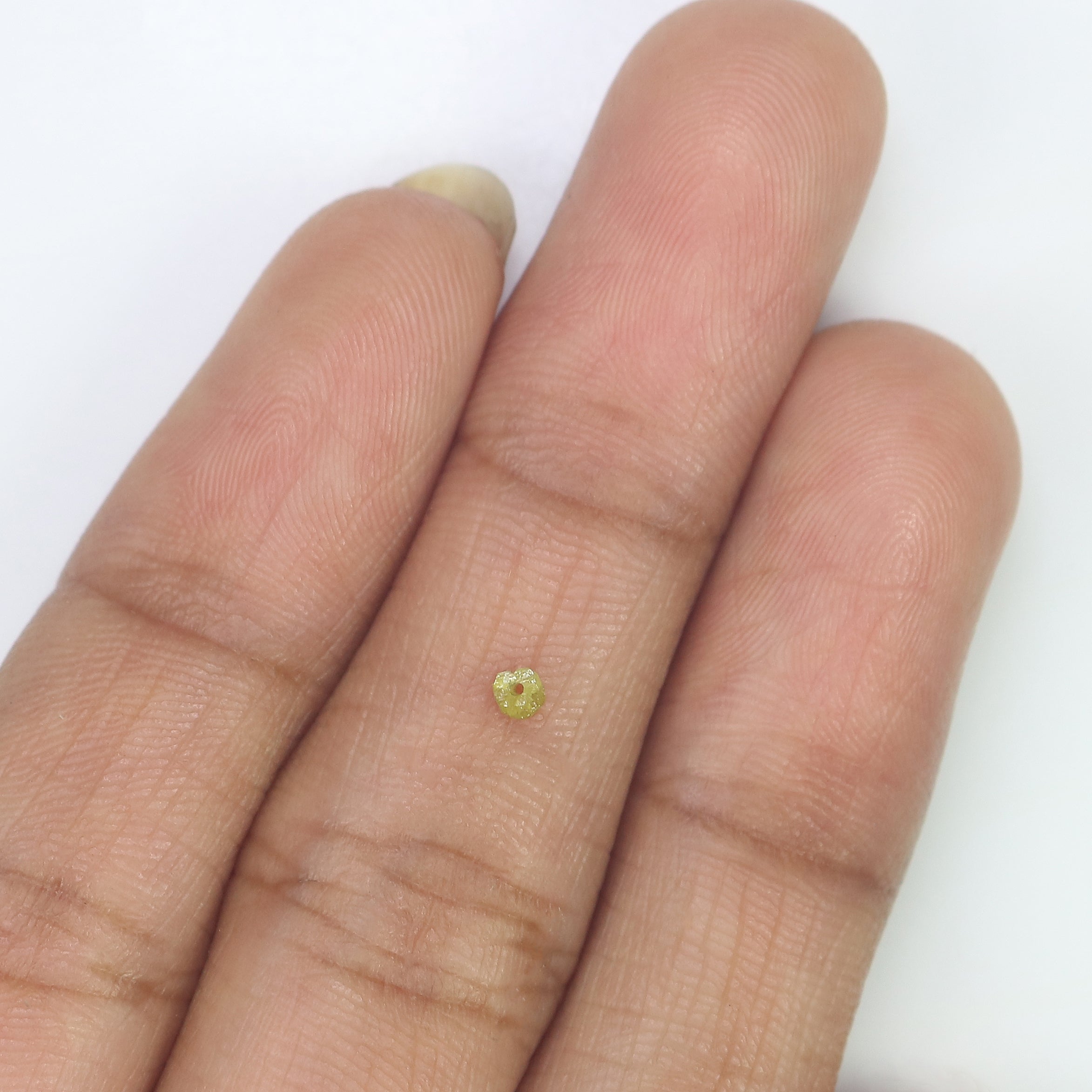 Natural Loose Rough Shape Diamond Yellow Color Rough Bead Cut Diamond 100 PCS Lot Uncut Drilled Bead Rough Irregular Cut Bead Diamond Q78