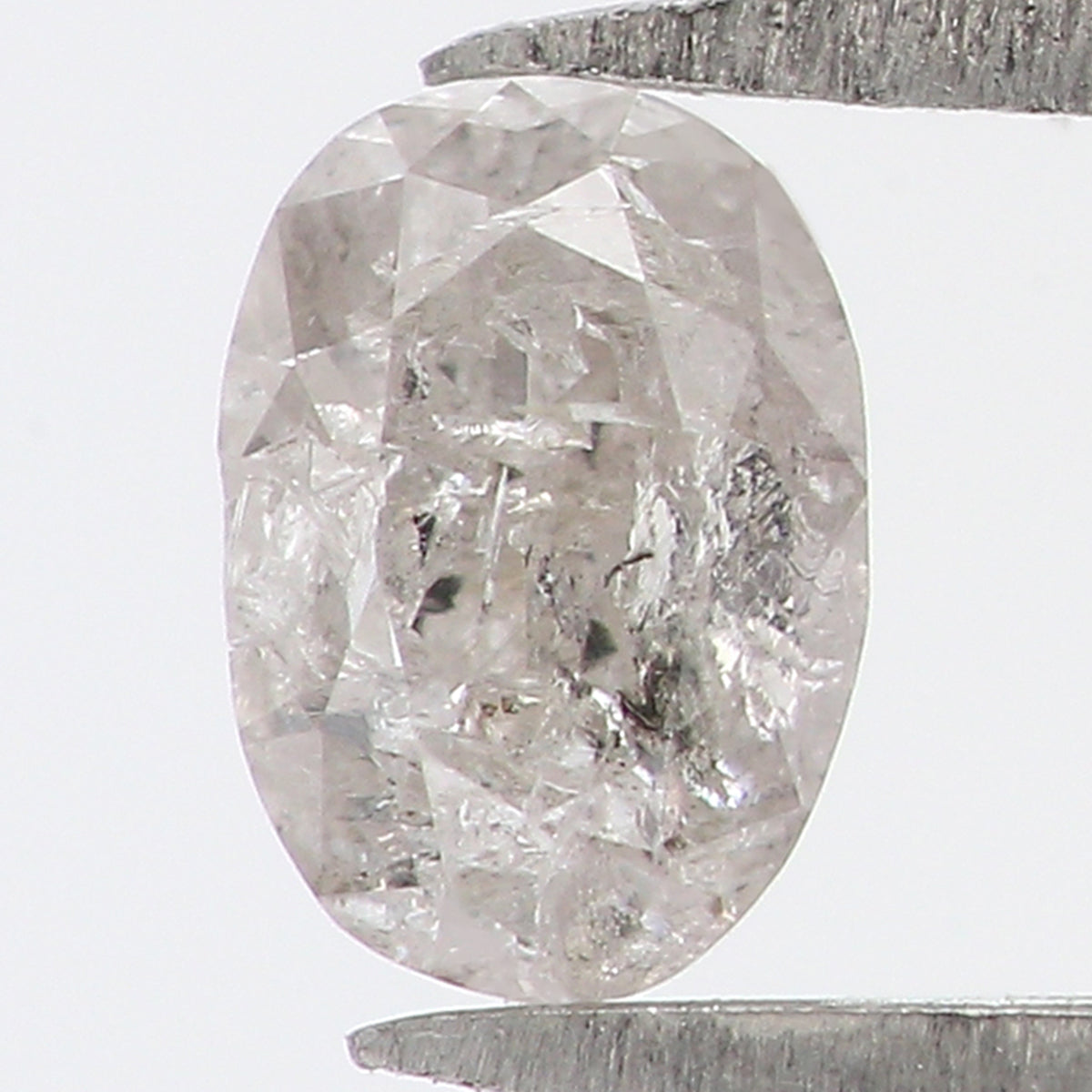 Natural Loose Oval Diamond Light Pink Color 0.17 CT 3.80 MM Oval Rose Cut Shape Diamond KR1446