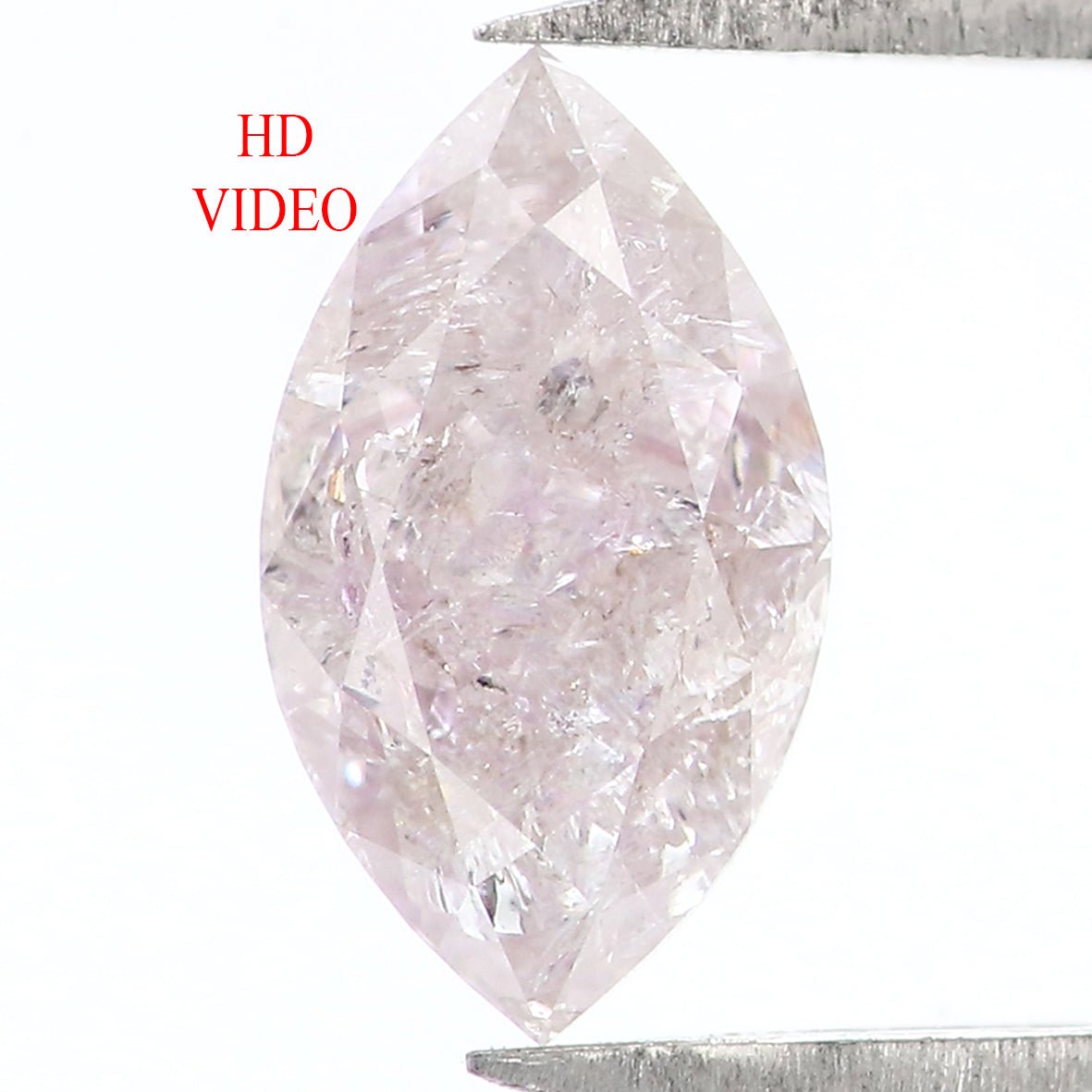 Natural Loose Marquise Light pink Color Diamond 0.45 CT 6.80 MM Marquise Shape Rose Cut Diamond L1588