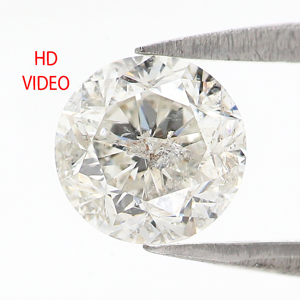 Natural Loose Round Brilliant Cut Diamond White - G Color 1.14 CT 6.36 MM Round Shape Rose Cut Diamond L2582