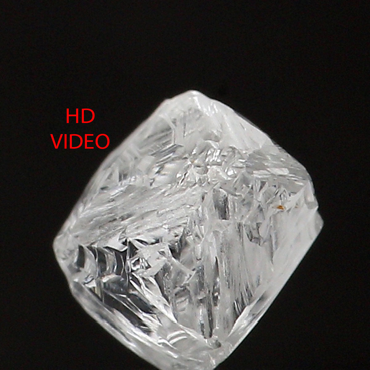 0.97 CT Natural Loose Rough Shape Diamond White-F Color Rough Cut Diamond 5.40 MM Natural White-F Diamond Rough Irregular Cut Diamond QL2470