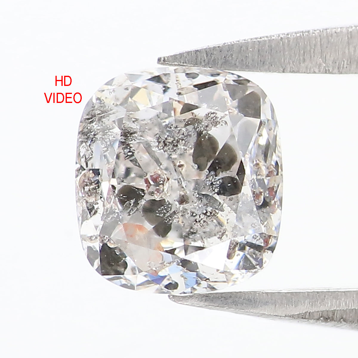 Natural Loose Cushion Diamond White - F Color 1.02 CT 5.78 MM Cushion Shape Rose Cut Diamond L2663