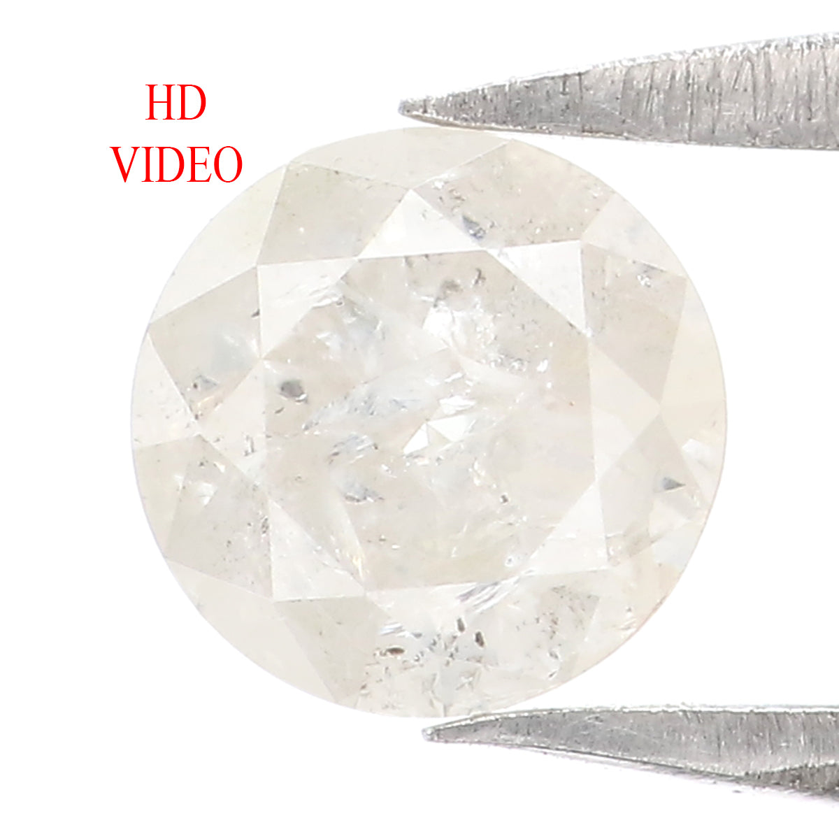 Natural Loose Round White Milky Color Diamond 0.72 CT 5.50 MM Round Shape Brilliant Cut Diamond KR1810