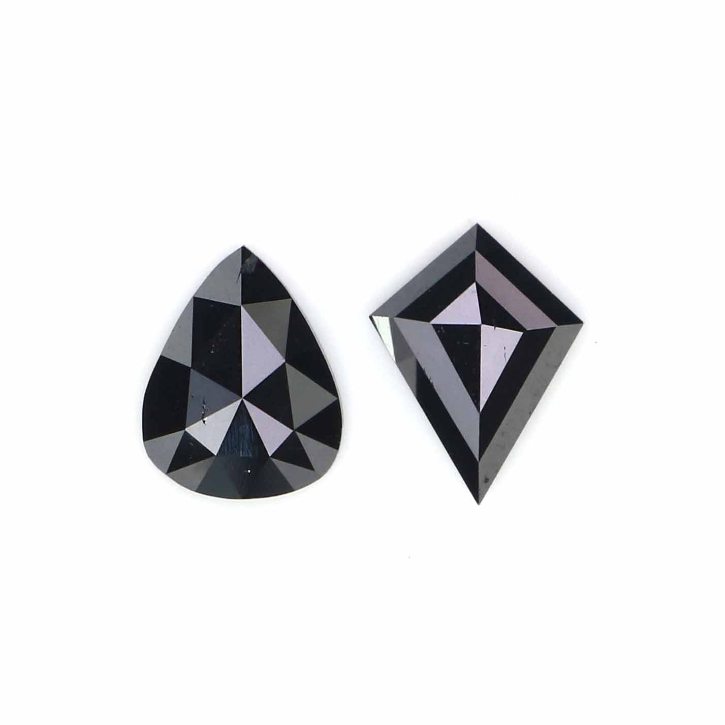 Natural Loose Mix Shape Diamond, Natural Loose Diamond, Black Color Mix Shape Diamond, Mix Shape Cut Diamond, 0.76 CT Mix Shape L2769