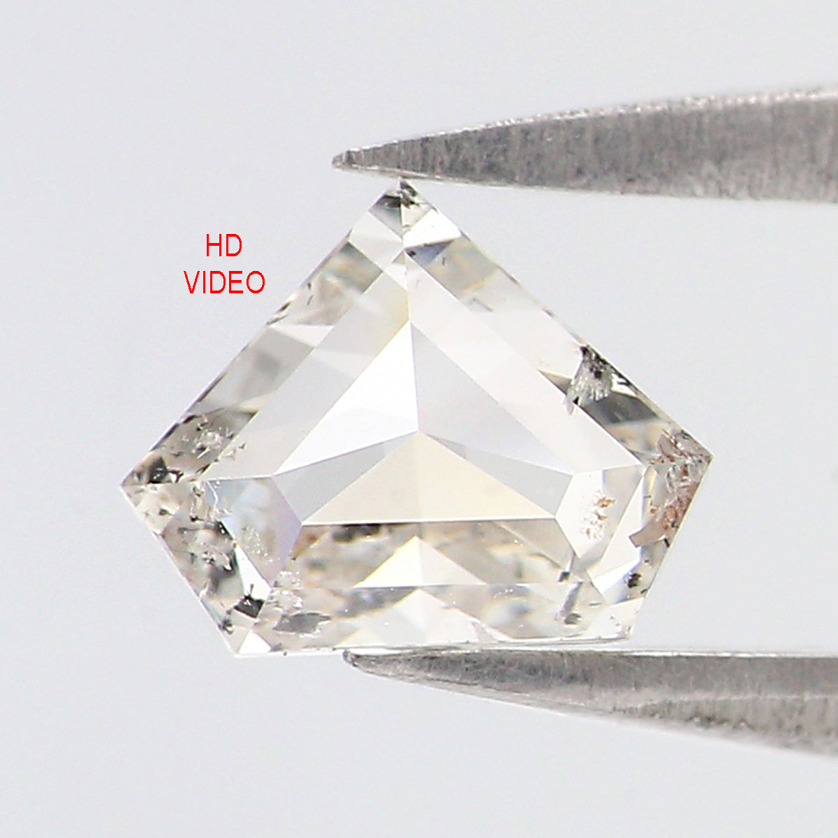 0.67 Ct Natural Loose Shield Diamond White-G Color Shield Cut Diamond 5.15 MM Natural Loose White-G Diamond Shield Rose Cut Diamond LQ2631