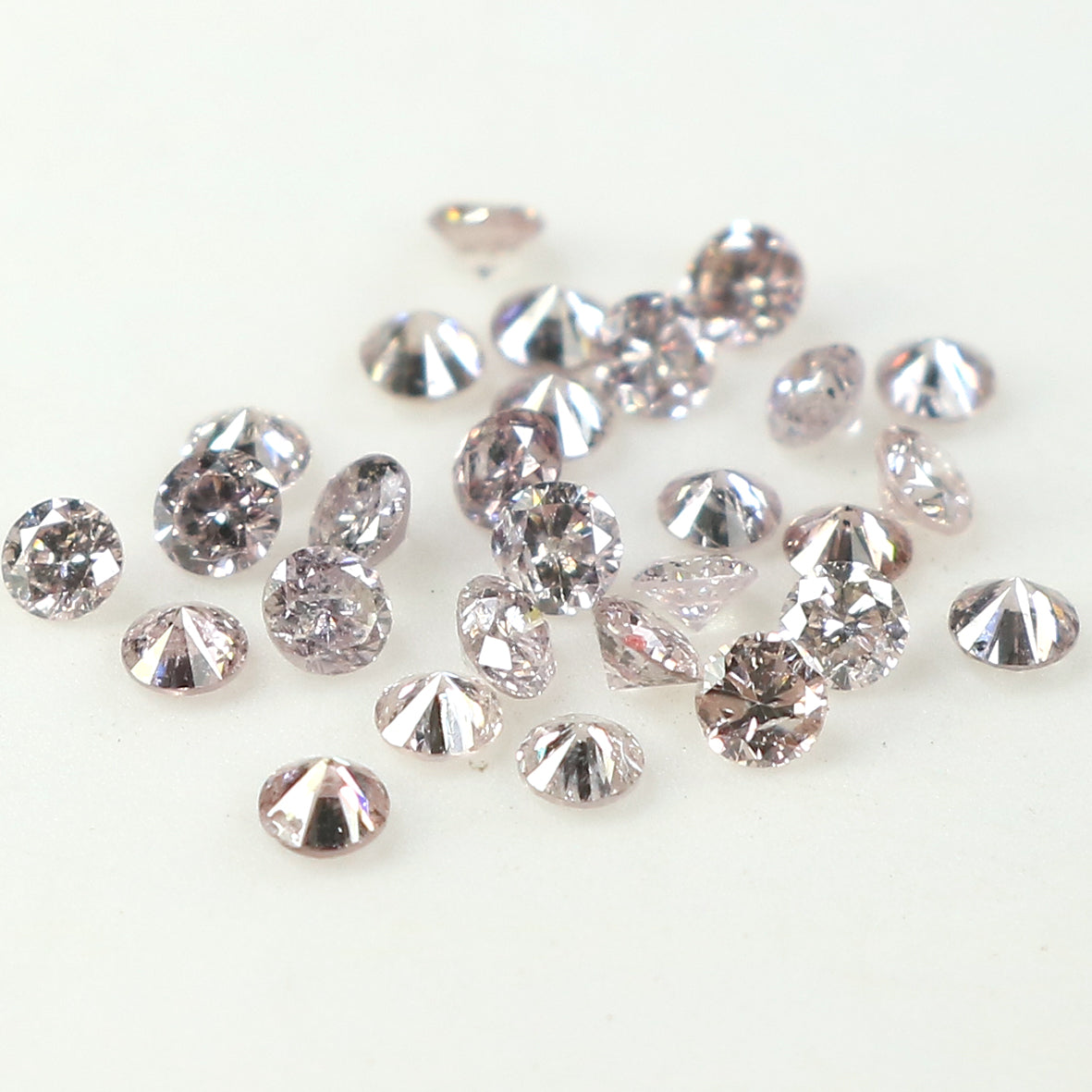0.53 Ct Natural Loose Round Brilliant Cut Diamond Pink Color Round Cut Diamond 1.60 MM Natural Diamond Pink Color Round Shape Diamond LQ930