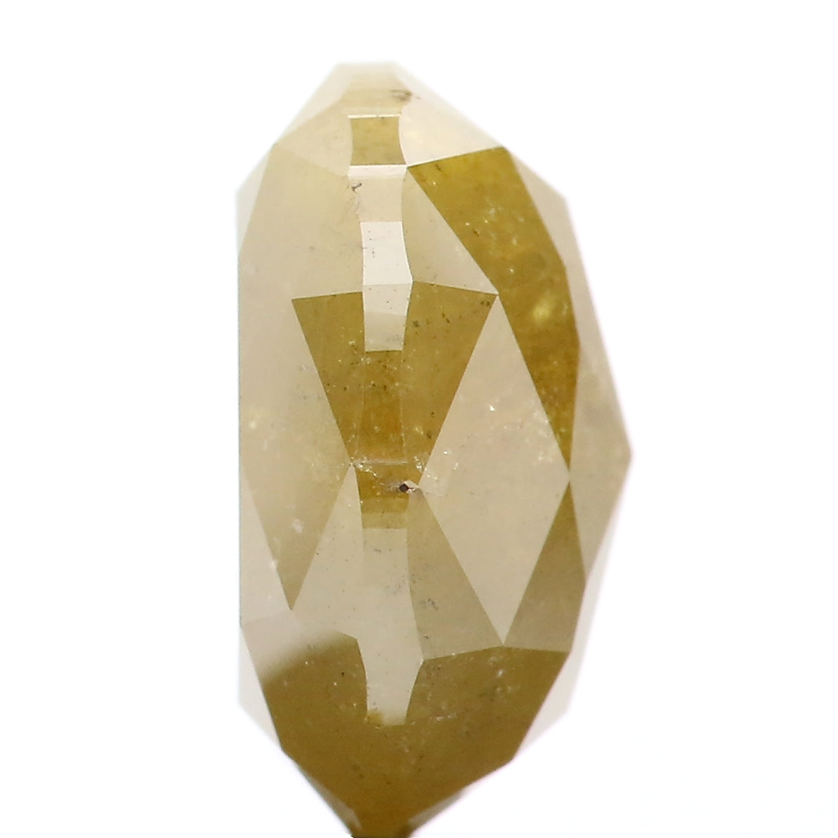 5.01 CT Natural Loose Oval Shape Diamond Yellow Color Oval Shape Diamond 11.40 MM Natural Loose Green Color Oval Rose Cut Diamond QL8645