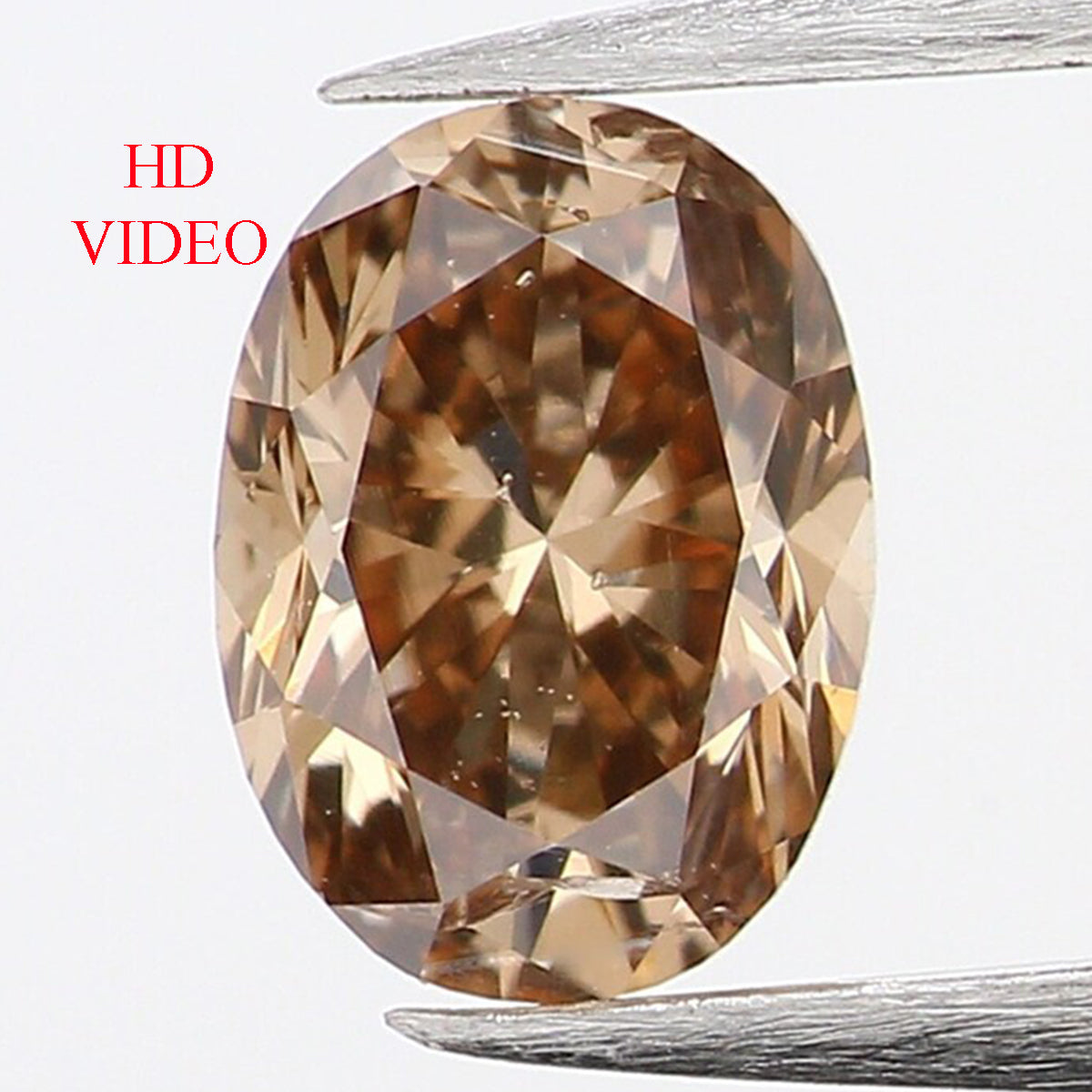 0.30 CT Natural Loose Oval Shape Diamond Brown Color Oval Cut Diamond 4.75 MM Natural Loose Brown Color Oval Brilliant Cut Diamond KQ2295