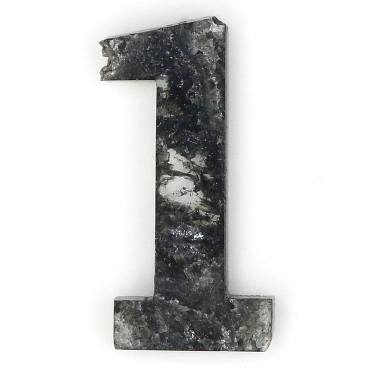 0.66 CT Natural Loose Numeric One Shape Diamond Black Color Antique Diamond 12.00 MM Natural Loose Black Color Numeric One Cut Diamond LQ670