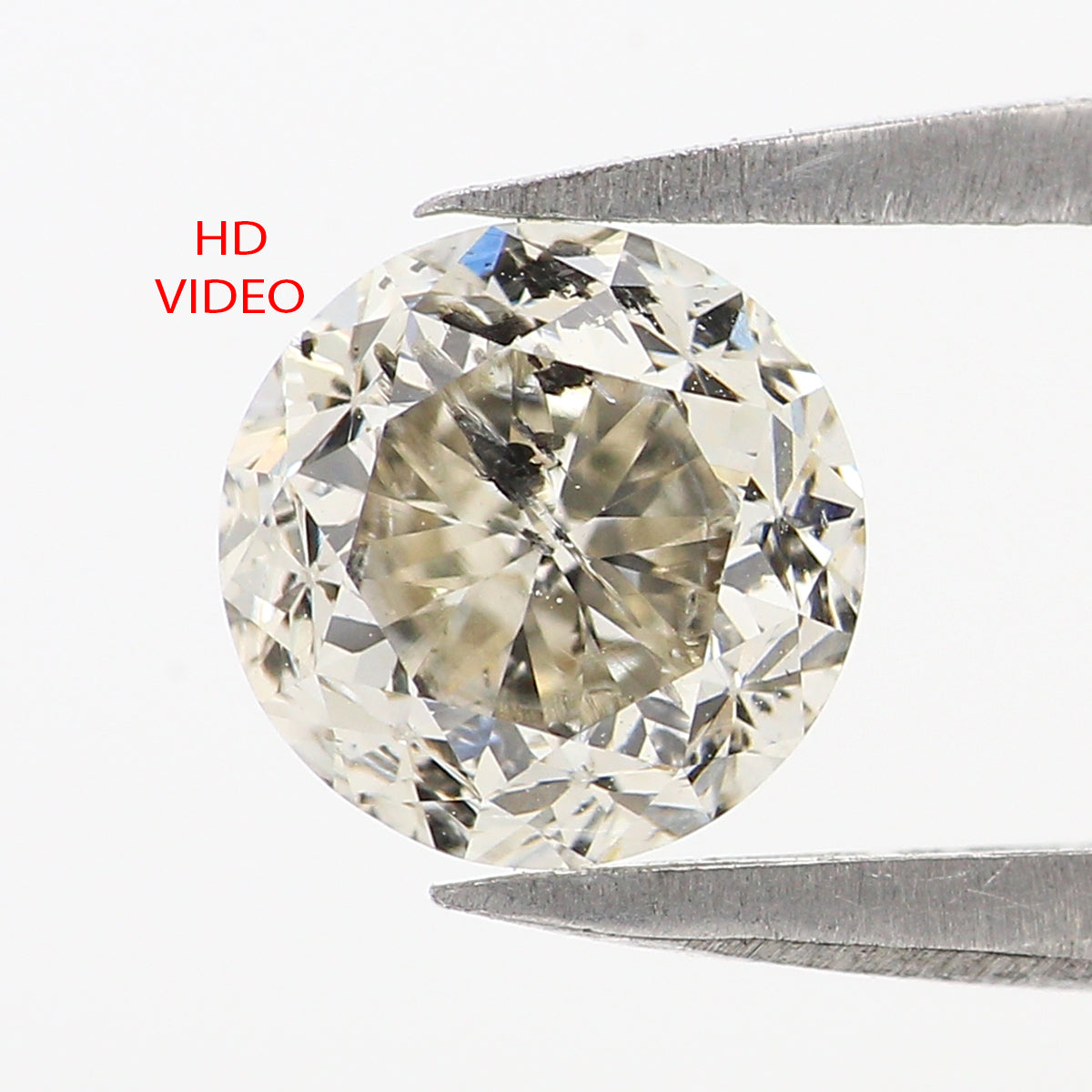 Natural Loose Round Brilliant Cut Diamond White - H Color 1.25 CT 6.45 MM Round Shape Brilliant Cut Diamond KDL2646