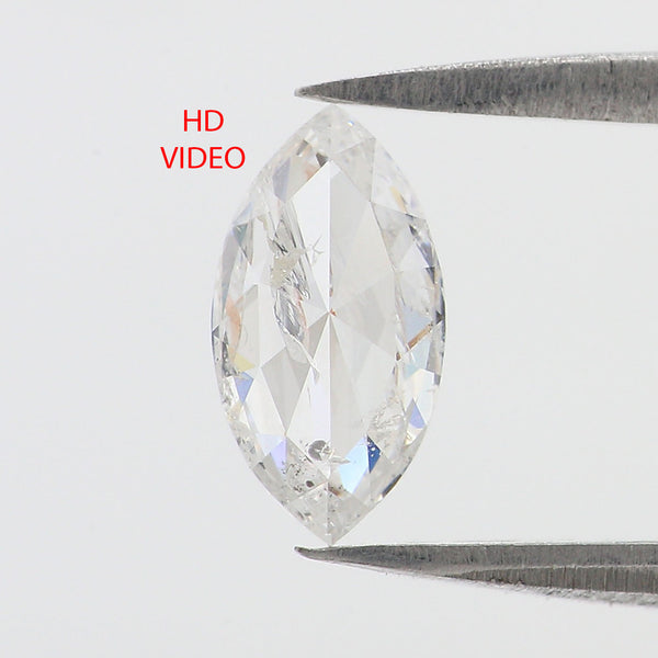 0.87 CT Natural Loose Marquise Shape Diamond White - G Loose Marquise Rose Cut Diamond 8.85 MM White - G Color Marquise Cut Diamond QL2685