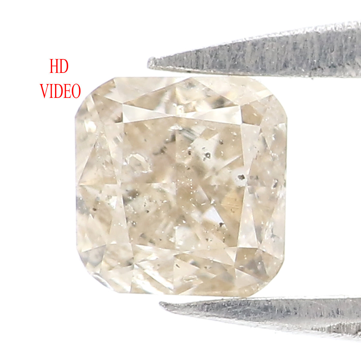 0.54 CT Natural Loose Cushion Shape Diamond Grey Color Cushion Cut Diamond 4.40 MM Natural Yellow Color Cushion Brilliant Cut Diamond LQ5947