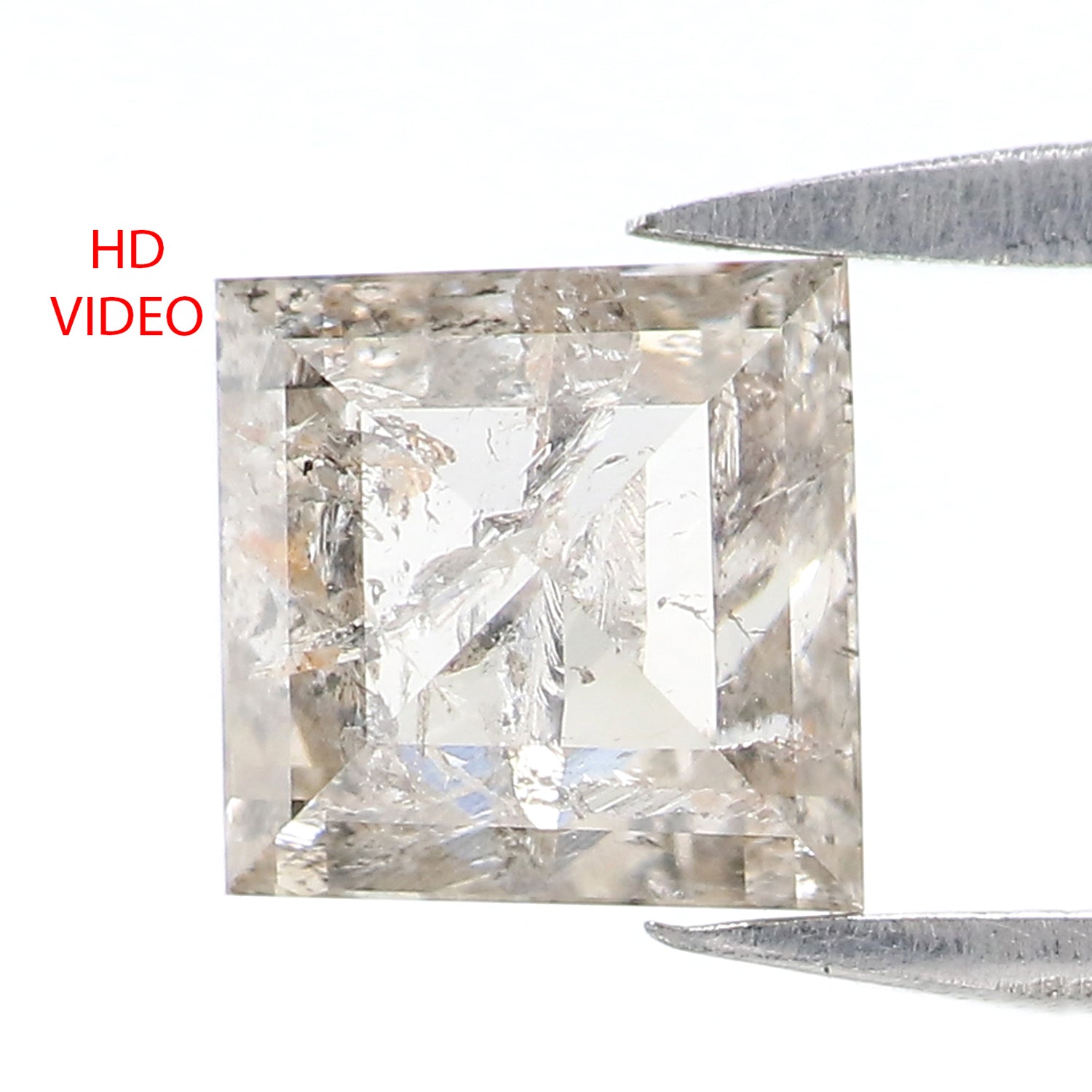 1.05 CT Natural Loose Square Shape Diamond White - H Square Cut Diamond 5.60 MM Natural Loose White Diamond Square Rose Cut Diamond LQ2580