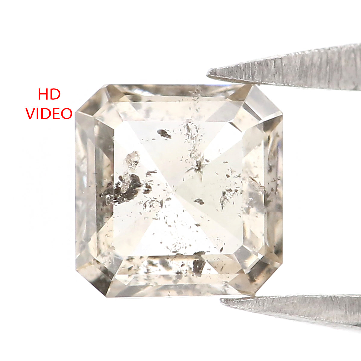 0.42 CT Natural Loose Radiant Shape Diamond Brown Color Radiant Cut Diamond 4.60 MM Natural Brown Diamond Radiant Rose Cut Diamond LQ5960