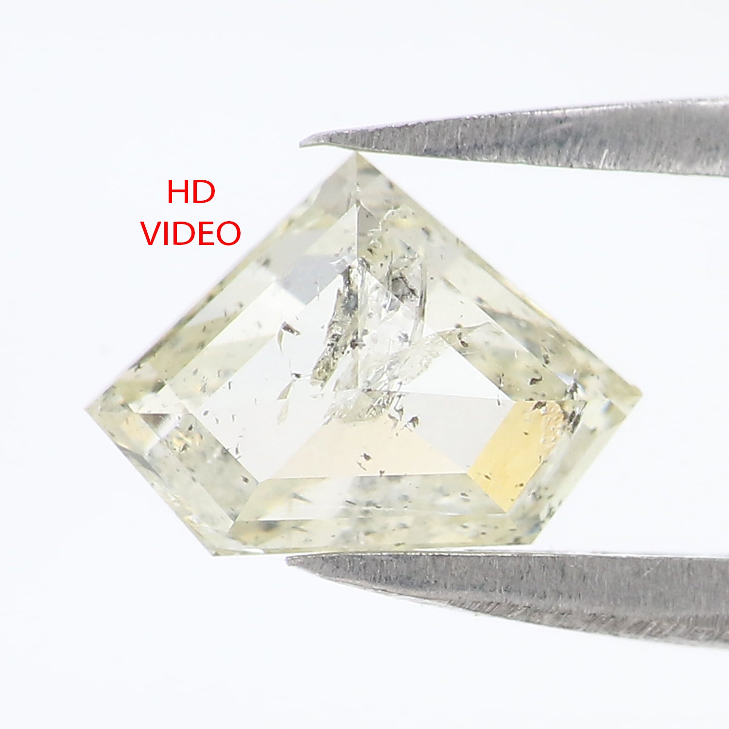1.21 Ct Natural Loose Shield Shape Diamond White -J Color Shield Cut Diamond 6.25 MM Natural White -J Diamond Shield Rose Cut Diamond LQ2575