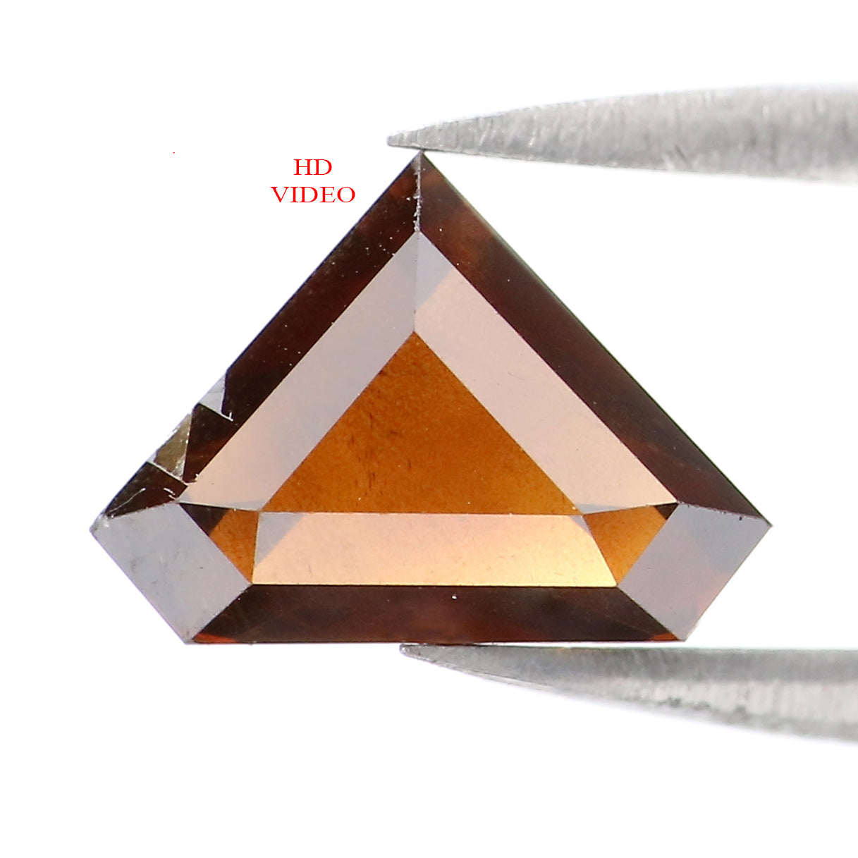 1.70 CT Natural Loose Shield Shape Diamond Brown Color Shield Shape Diamond 6.85 MM Natural Loose Diamond Shield Rose Cut Diamond QL1866