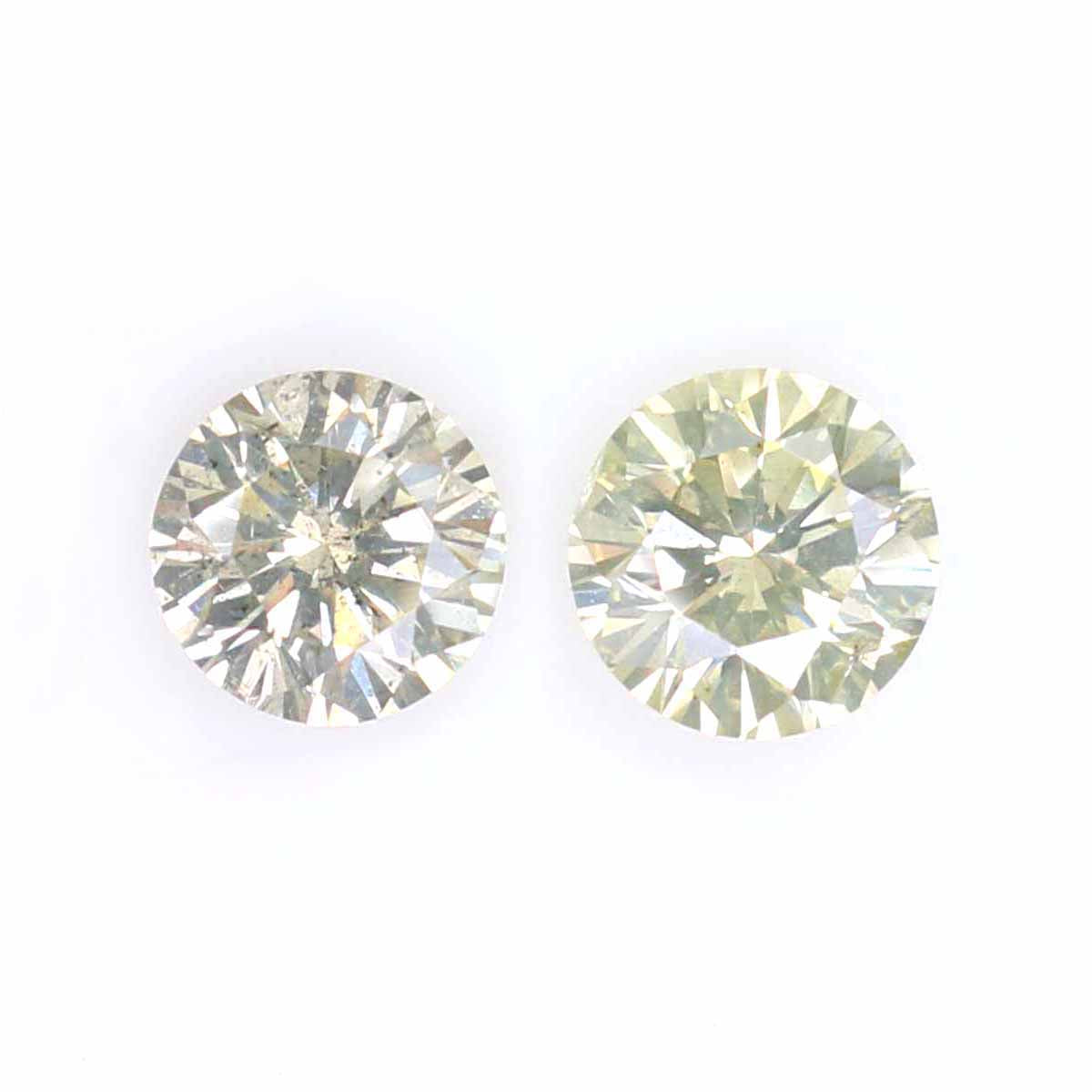 0.38 Ct Natural Loose Round Cut Pair Diamond White - J Color Round Cut Diamond 3.50 MM Natural Diamond Round Brilliant Cut Diamond LQ2002