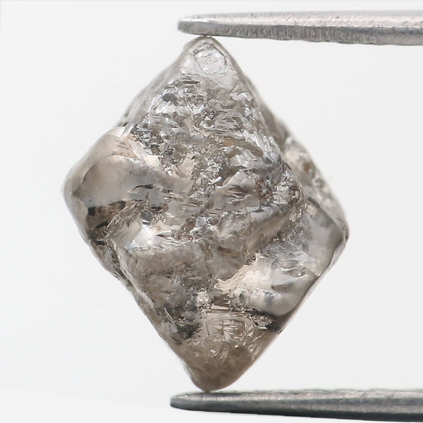 5.33 Ct Natural Loose Diamond Rough Brown Color I2 Clarity 11.30 MM KDL8847