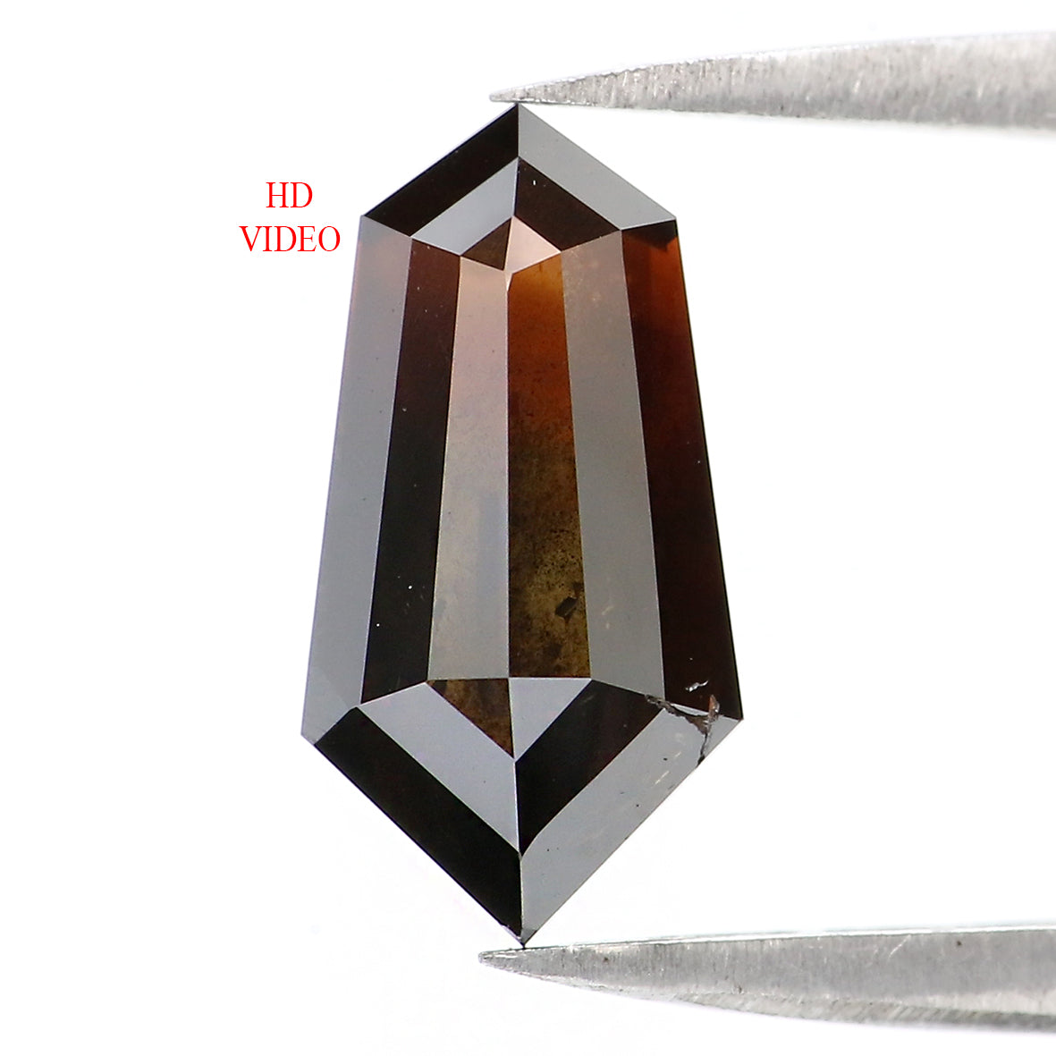 1.84 CT Natural Loose Shield Shape Diamond Brown Color Shield Shape Diamond 11.55 MM Natural Loose Diamond Shield Rose Cut Diamond QL1872
