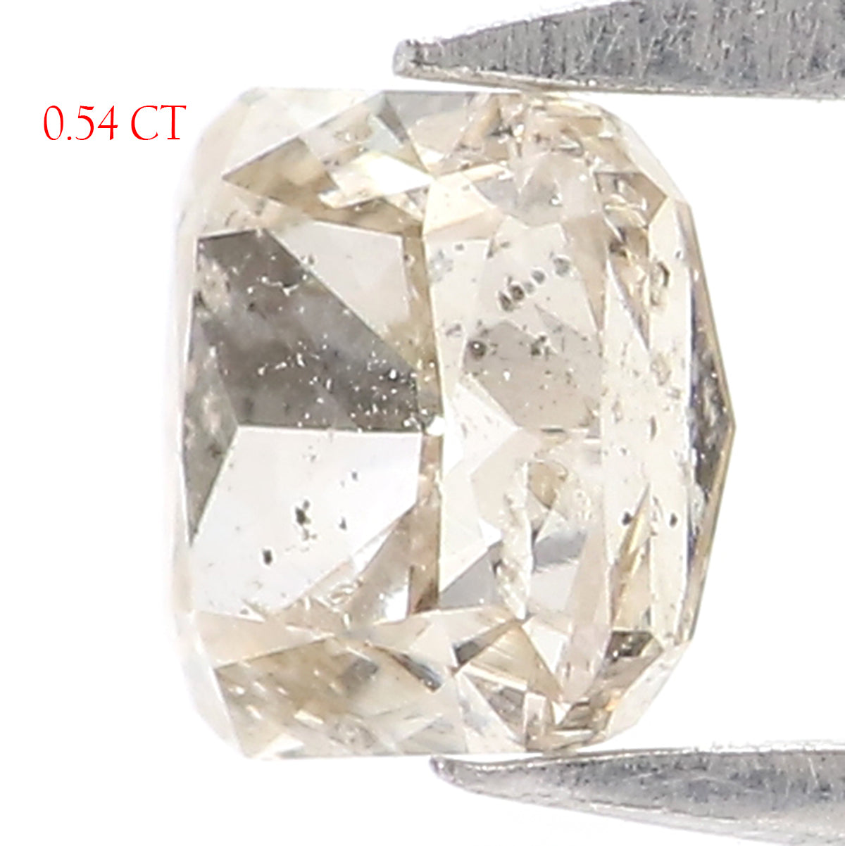 0.54 CT Natural Loose Cushion Shape Diamond Grey Color Cushion Cut Diamond 4.40 MM Natural Yellow Color Cushion Brilliant Cut Diamond LQ5947