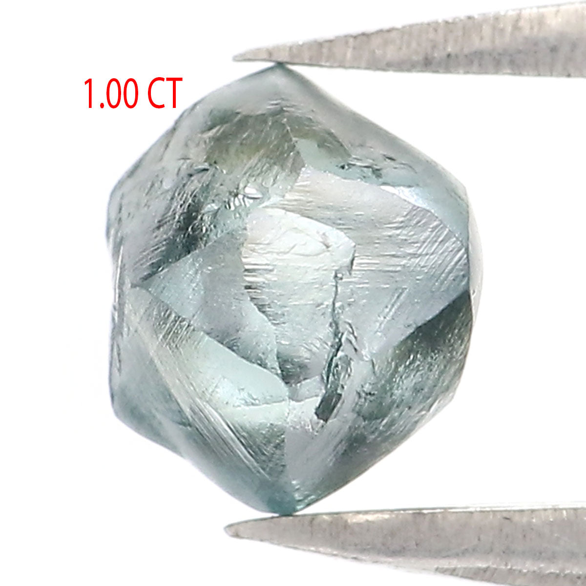 1.00 CT Natural Loose Rough Shape Diamond Blue Color Rough Cut Diamond 5.65 MM Natural Loose Blue Color Rough Irregular Cut Diamond QL2333