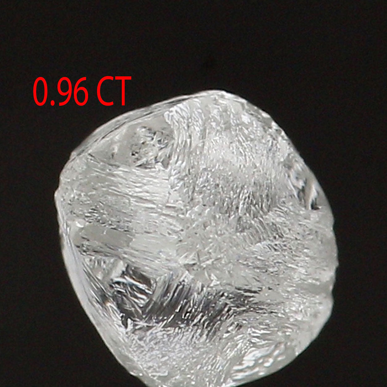 Natural Loose Rough White-F Color Diamond 0.96 CT 5.46 MM Rough Irregular Cut Diamond KDL2473